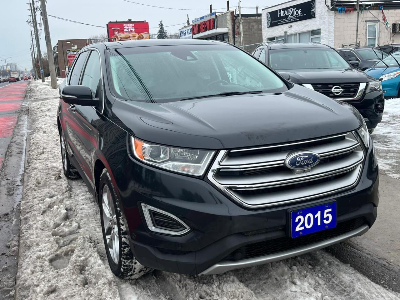 2015 Ford Edge Titanium-AWD-Leather-Sunroof-Backup Cam-Navigation