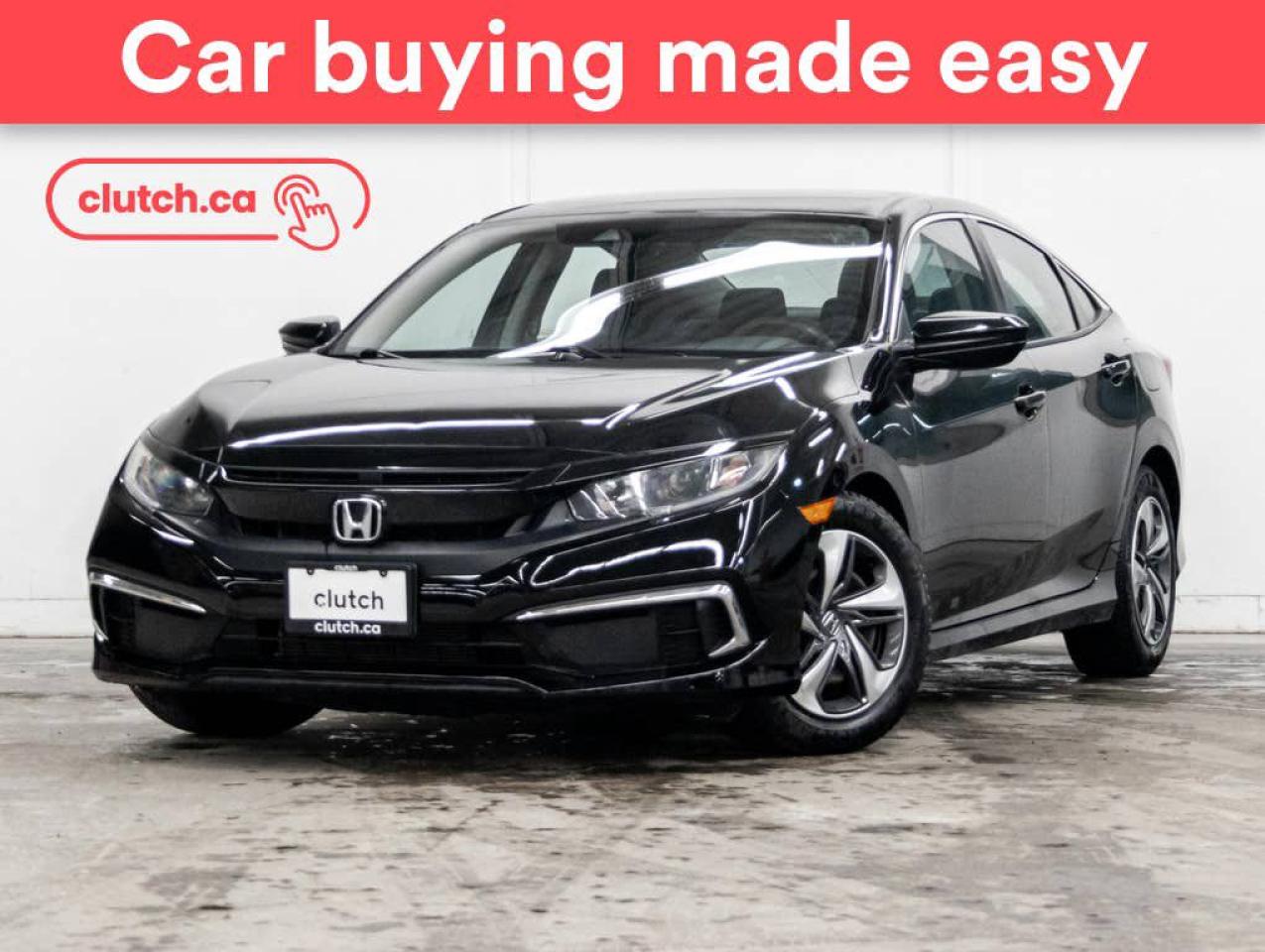 Used 2021 Honda Civic Sedan LX w/ Apple CarPlay & Android Auto, A/C, Rearview Cam for sale in Toronto, ON