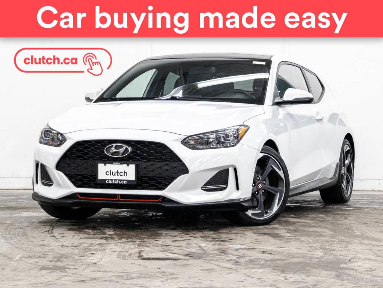 Used 2019 Hyundai Veloster Turbo w/ Apple CarPlay & Android Auto, Power Moonroof, Rearview Cam for sale in Toronto, ON