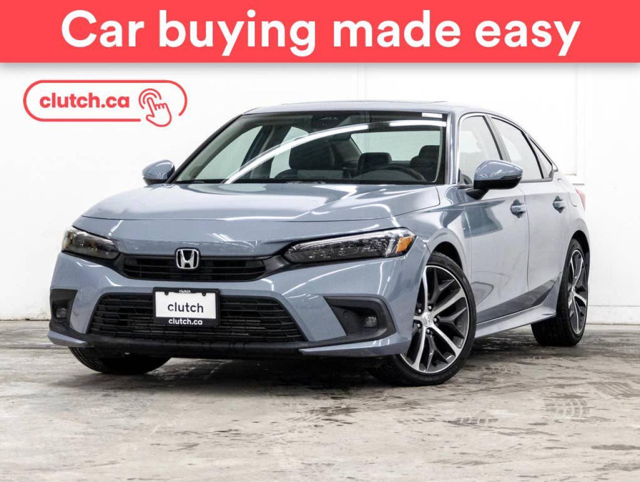 Used 2022 Honda Civic Touring w/ Apple CarPlay & Android Auto, Power Moonroof, Nav for sale in Toronto, ON