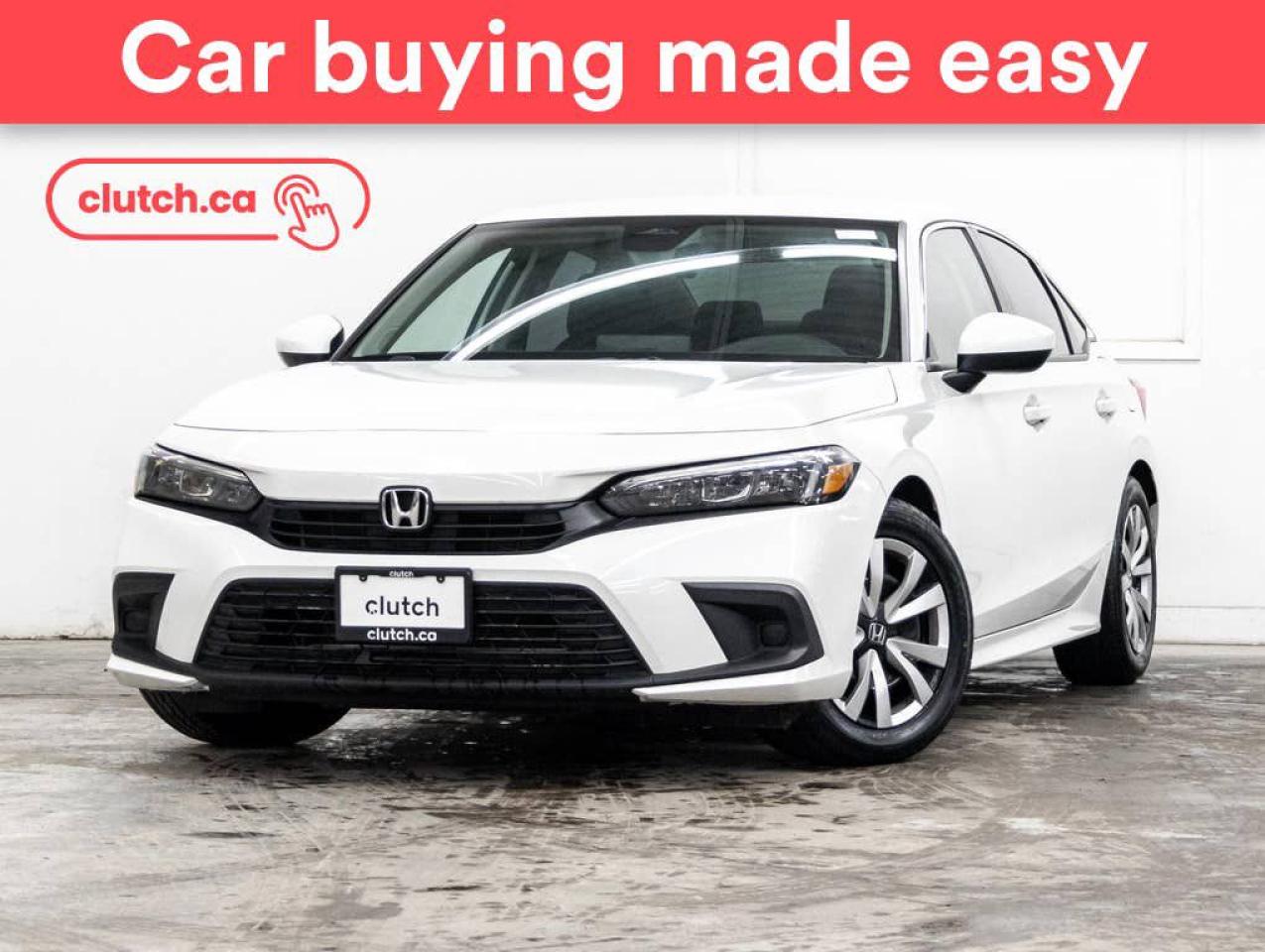 Used 2022 Honda Civic Sedan LX w/ Apple CarPlay & Android Auto, A/C, Rearview Cam for sale in Toronto, ON