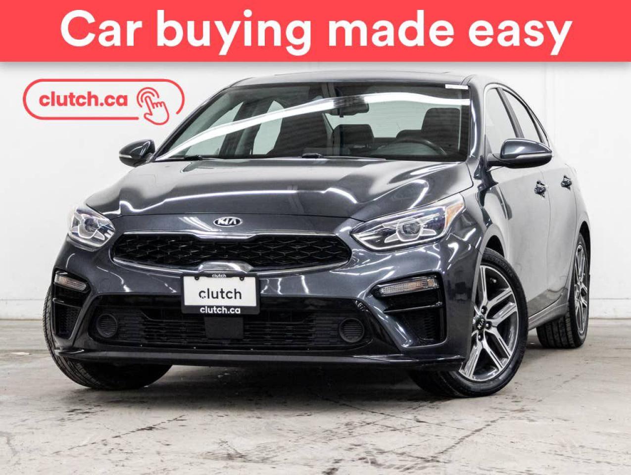 Used 2020 Kia Forte EX Premium w/ Apple CarPlay & Android Auto, Power Moonroof, Rearview Cam for sale in Toronto, ON