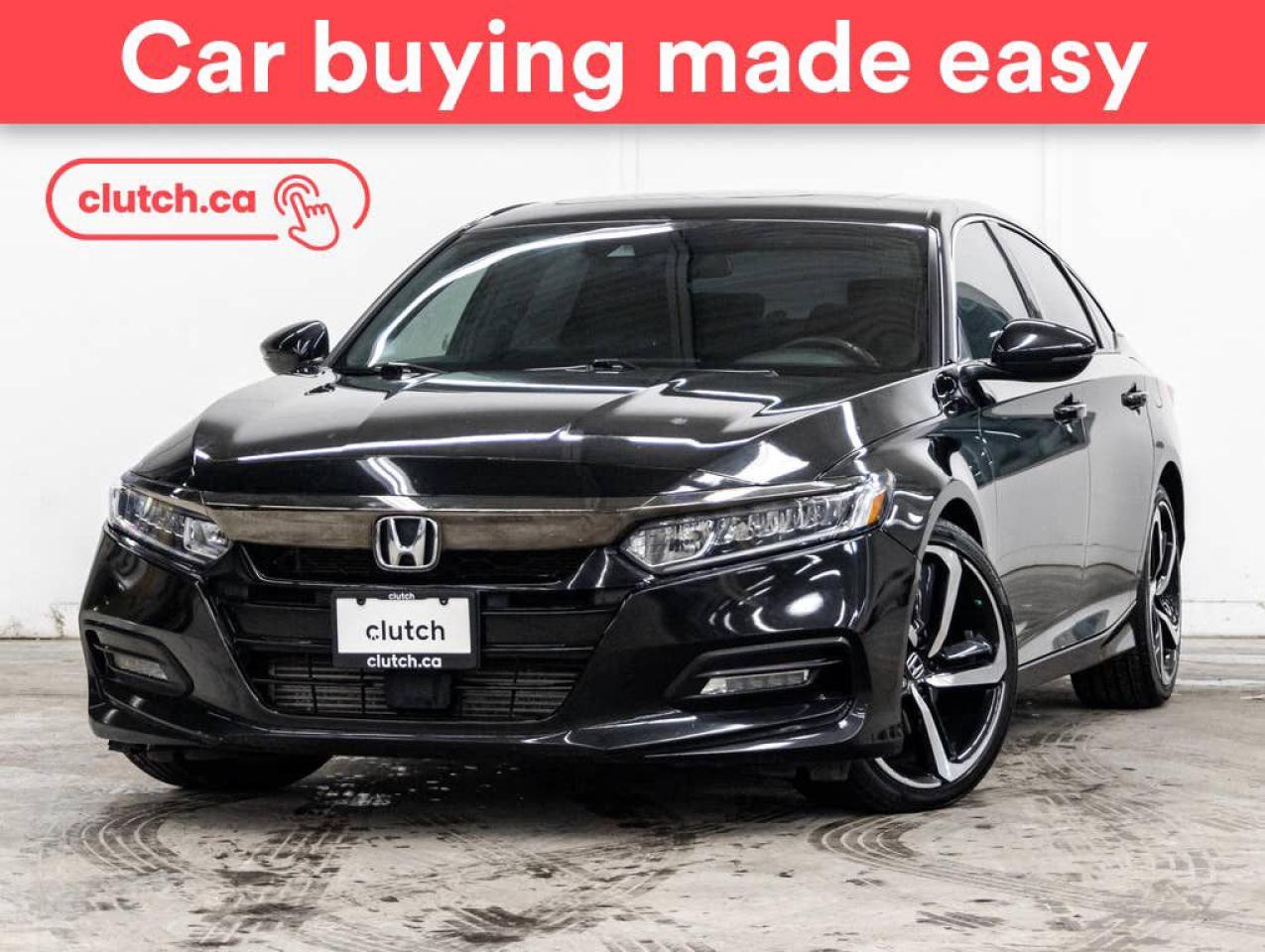 Used 2019 Honda Accord Sport w/ Apple CarPlay, Heated Front Seats, Rearview Cam for sale in Toronto, ON