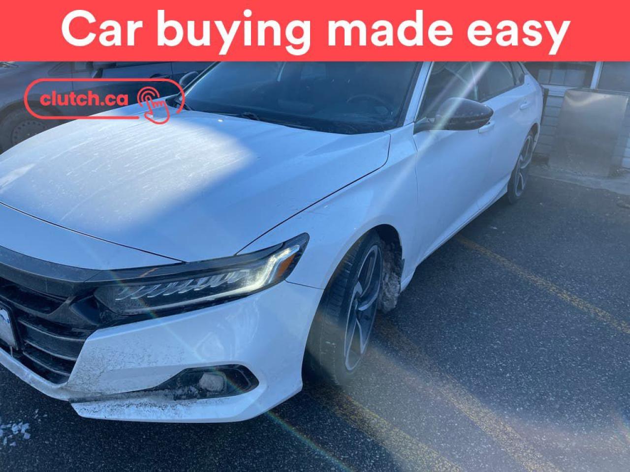 Used 2022 Honda Accord Sport 1.5T w/ Apple CarPlay & Android Auto, Dual Zone A/C, Power Sunroof for sale in Toronto, ON