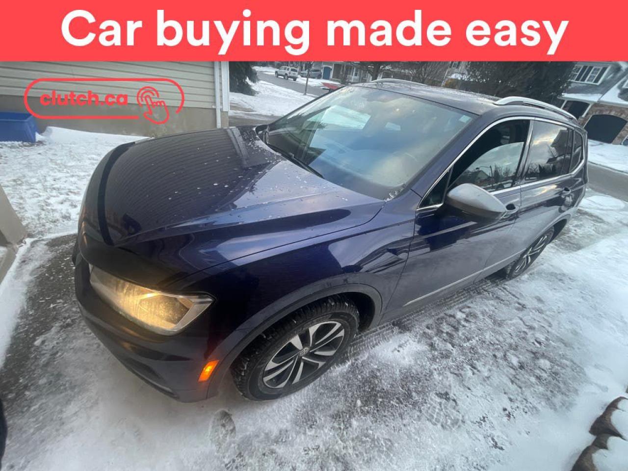 Used 2021 Volkswagen Tiguan United 4MOTION AWD w/ Apple CarPlay & Android Auto, Panoramic Moonroof, Nav for sale in Toronto, ON