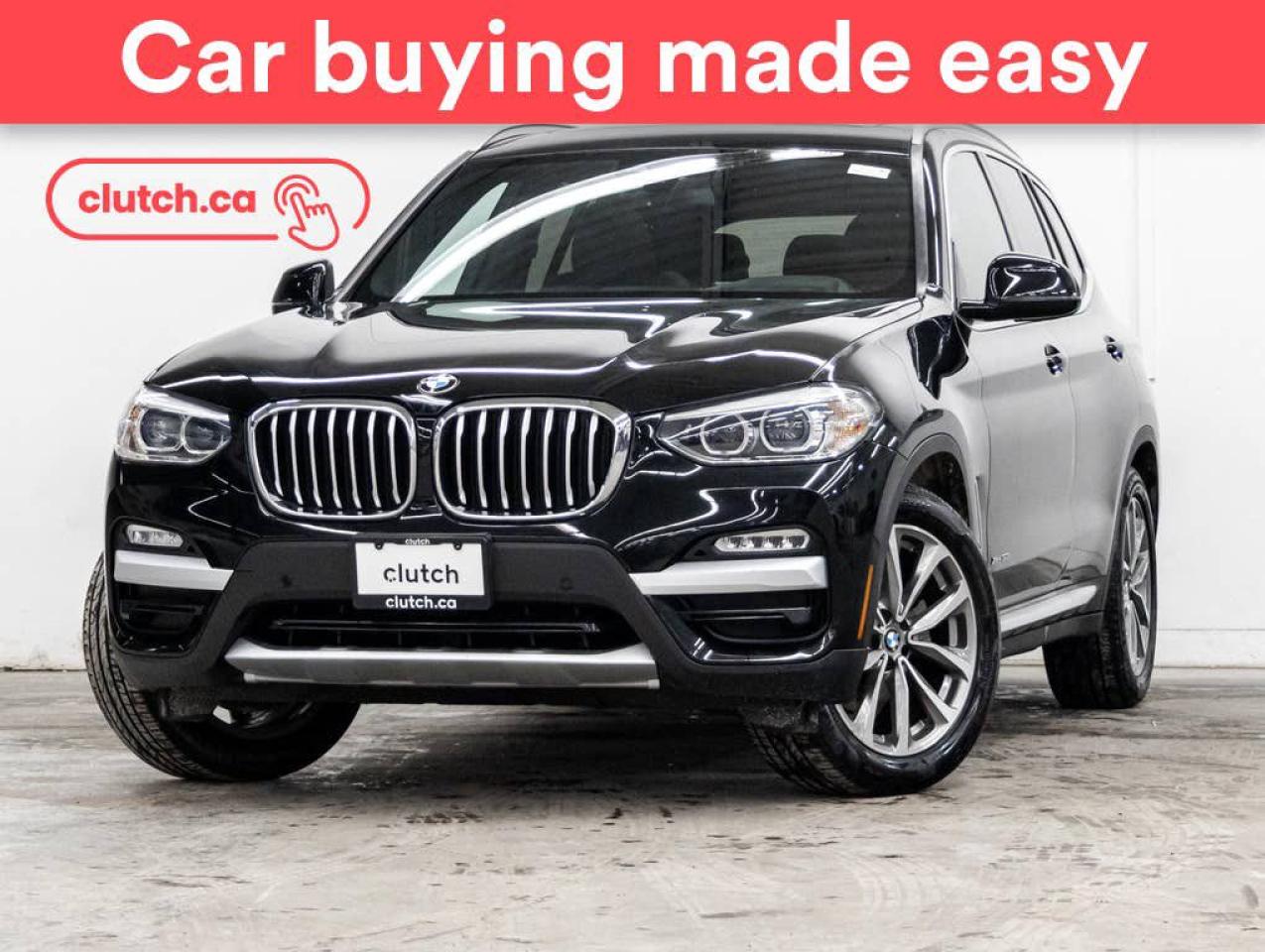 Used 2018 BMW X3 xDrive30i AWD w/ Apple CarPlay, Tri Zone A/C, Panoramic Sunroof for sale in Toronto, ON