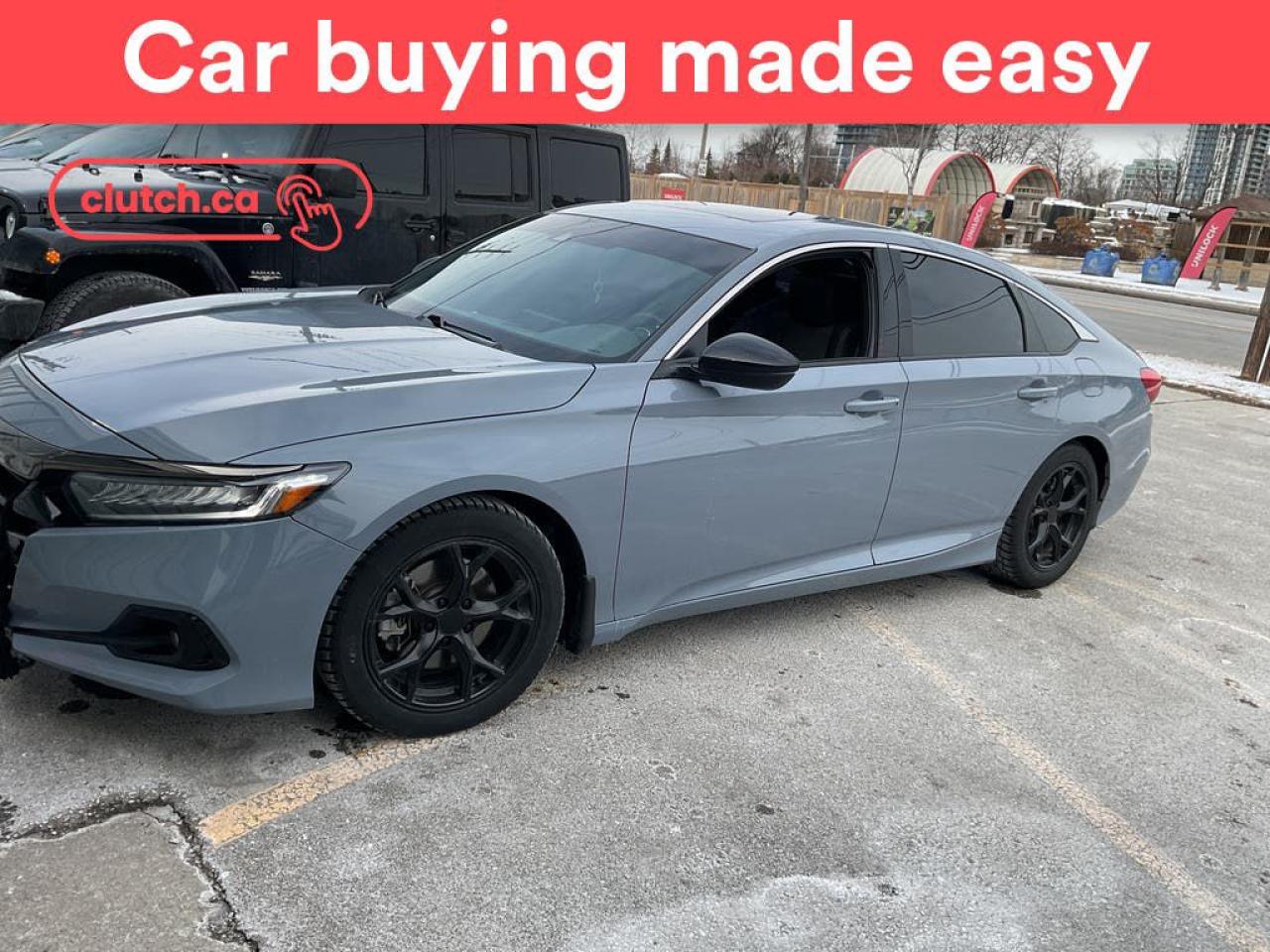 Used 2022 Honda Accord Sport w/ Apple CarPlay & Android Auto, Power Moonroof, Rearview Cam for sale in Toronto, ON