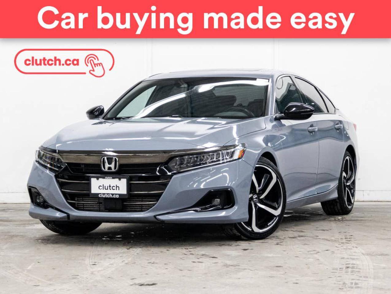 Used 2022 Honda Accord Sport w/ Apple CarPlay & Android Auto, Power Moonroof, Rearview Cam for sale in Toronto, ON