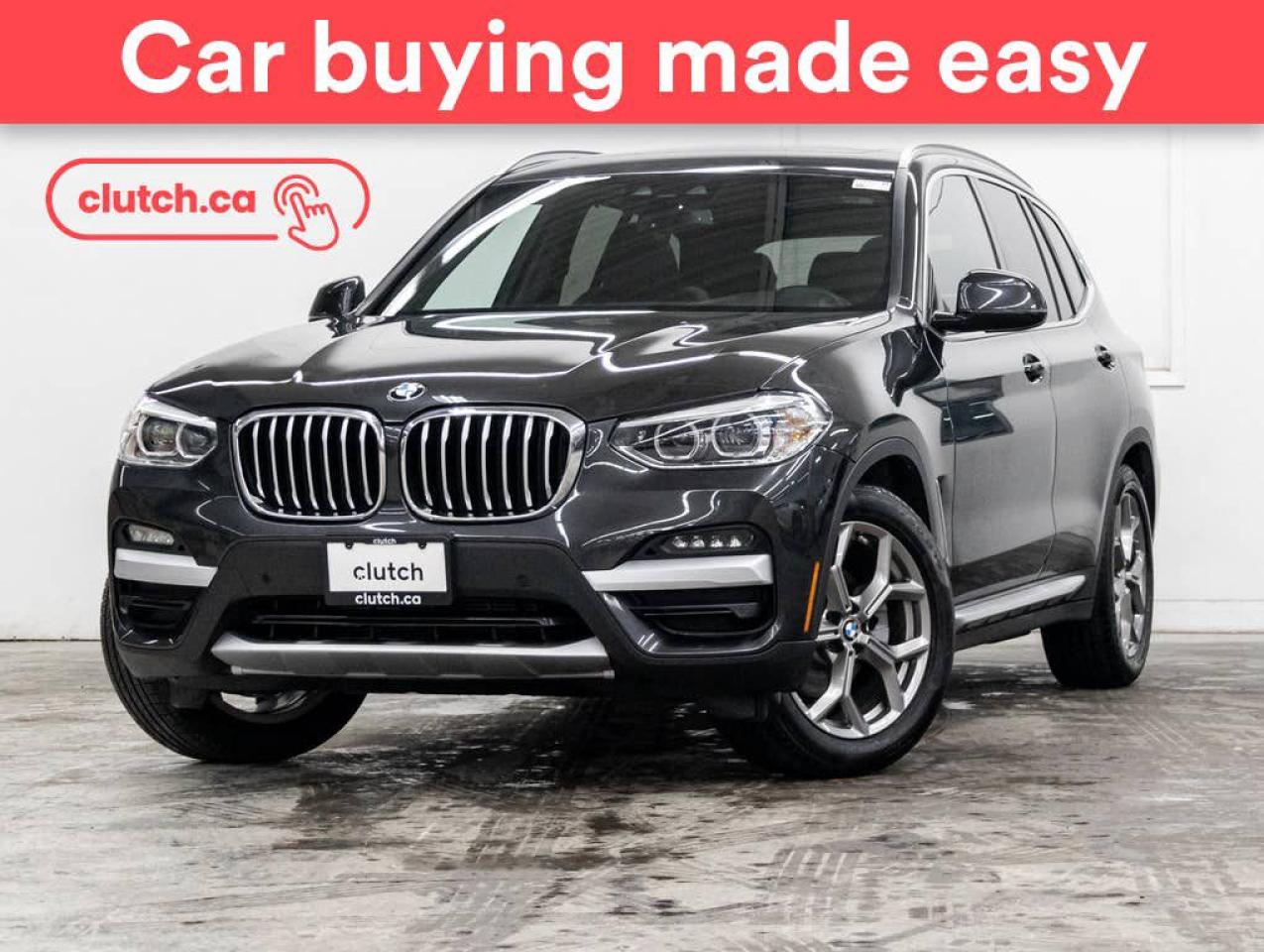 Used 2020 BMW X3 xDrive30i AWD w/ Apple CarPlay, Panoramic Moonroof, Nav for sale in Toronto, ON