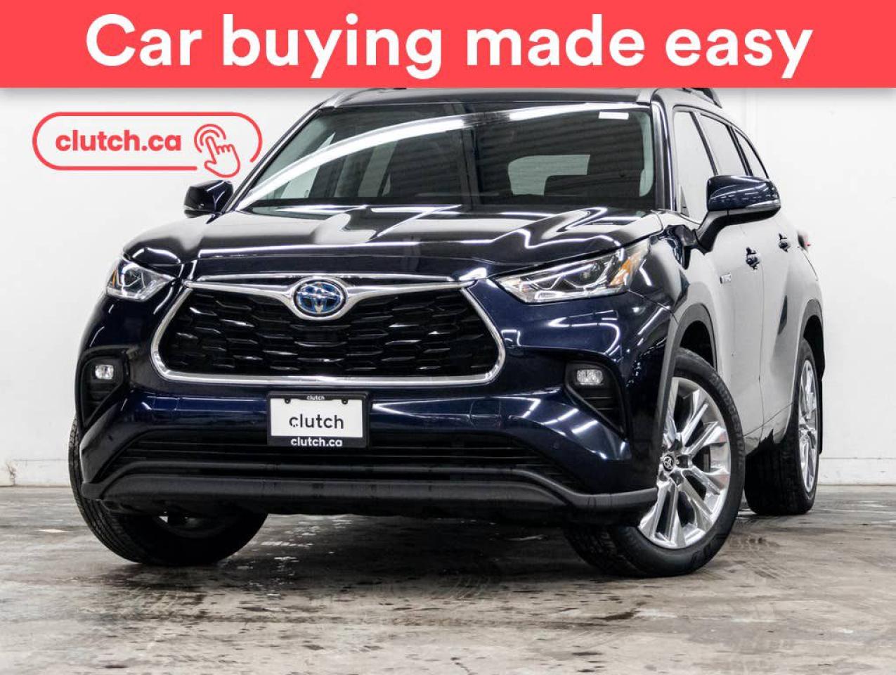 Used 2020 Toyota Highlander HYBRID Limited AWD w/ Apple CarPlay & Android Auto, Tri Zone A/C, Panoramic Sunroof for sale in Toronto, ON