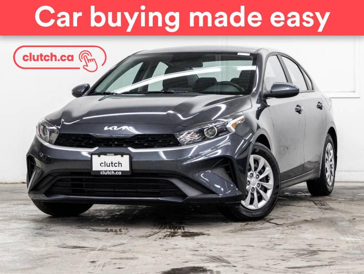 Used 2022 Kia Forte LX w/ Apple CarPlay & Android Auto, Rearview Cam, A/C for sale in Toronto, ON