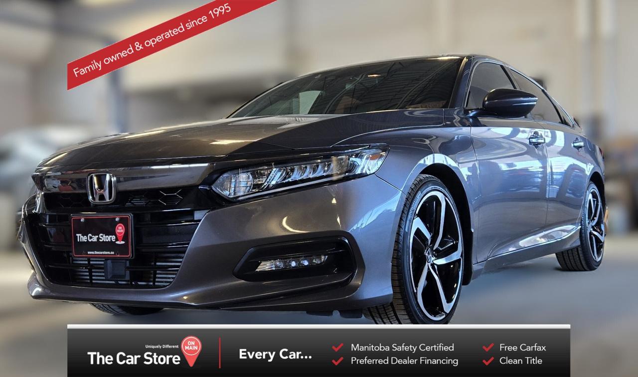 Used 2019 Honda Accord Sport 2.0| Carplay/Remote Start/No Accidents for sale in Winnipeg, MB