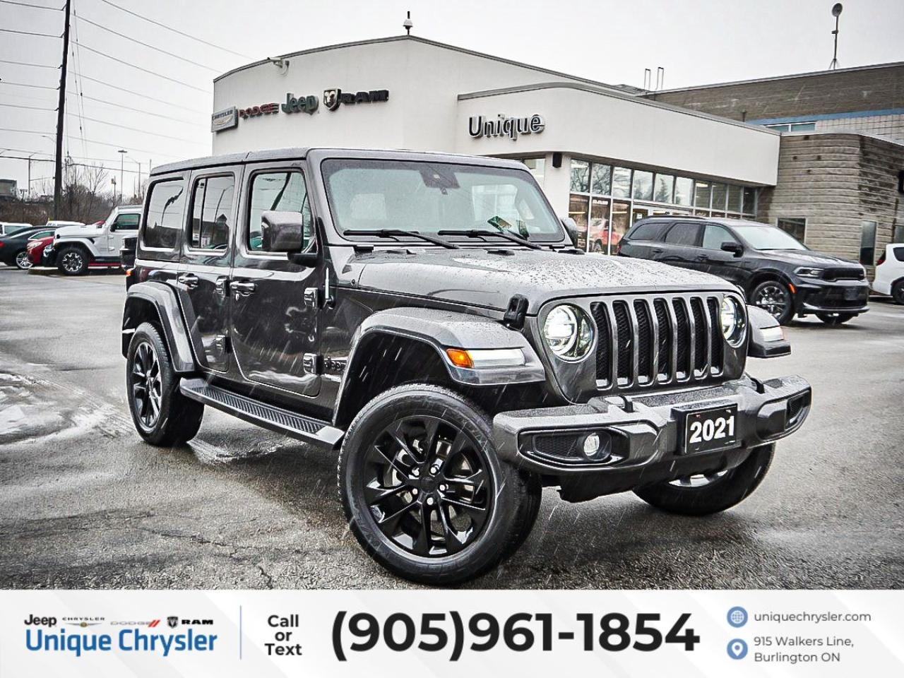 Used 2021 Jeep Wrangler Unlimited High Altitude 4x4| NAV| ADVANCED SAFETY| for sale in Burlington, ON