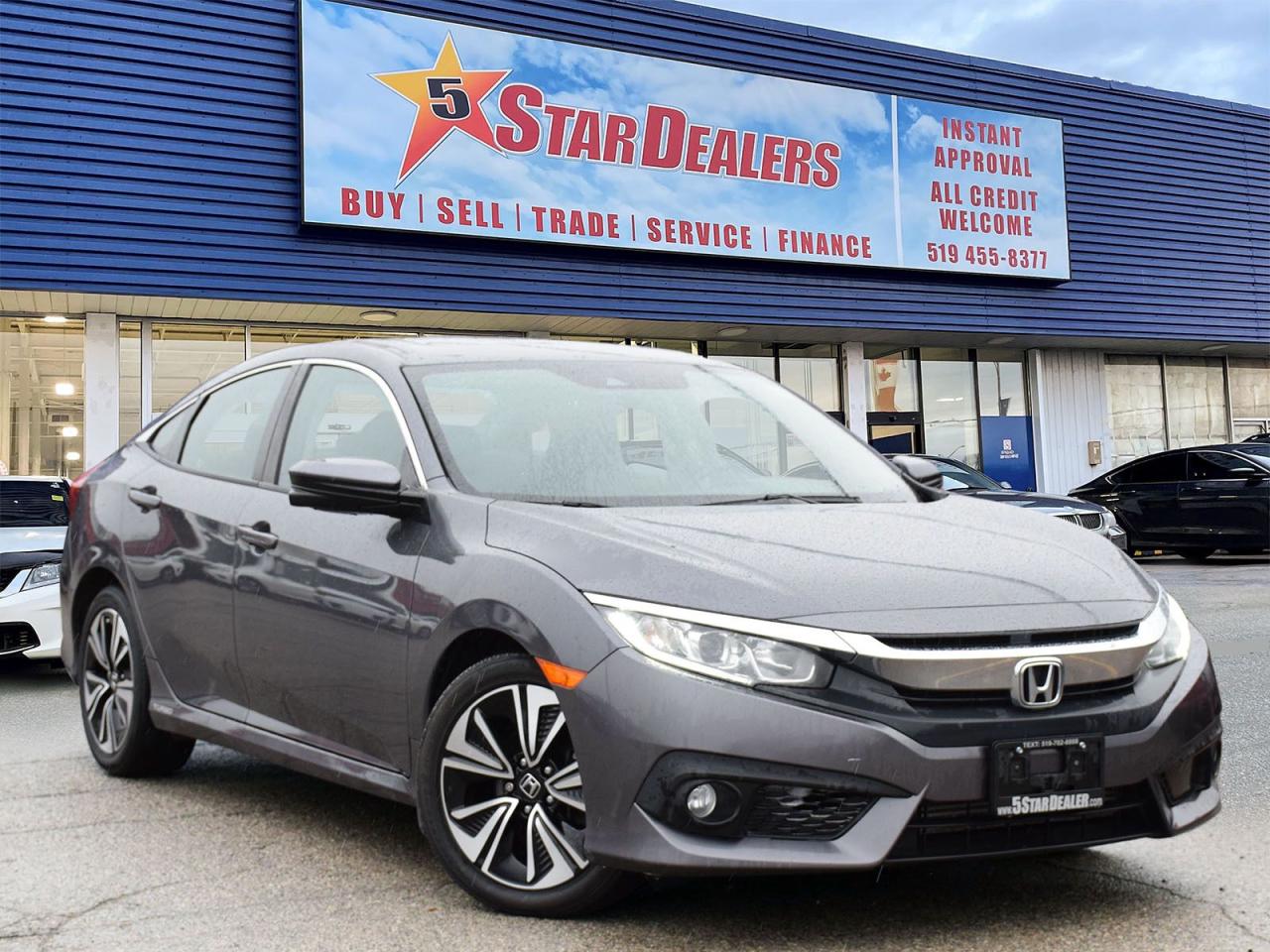 Used 2016 Honda Civic Sedan HEATED SEATS LOADED MINT! WE FINANCE ALL CREDIT! for sale in London, ON