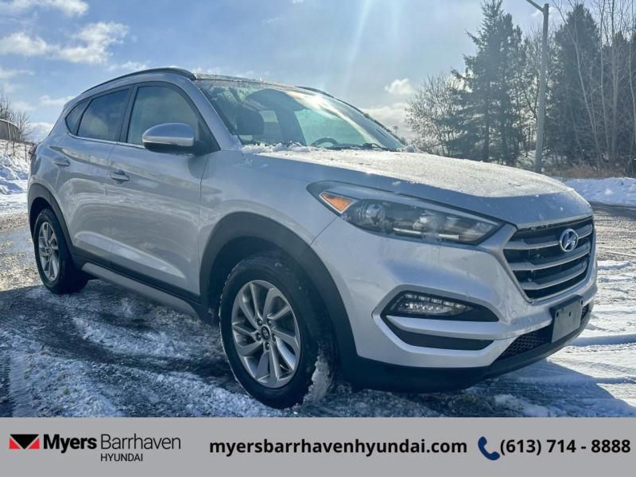 <b>Sunroof,  Navigation,  Premium Audio System,  Bluetooth,  Heated Seats!</b><br> <br>  Compare at $16479 - Our Price is just $15999! <br> <br>   This Hyundai Tucson caters to drivers that put styling and features at the top of their crossover SUV with list. This  2017 Hyundai Tucson is for sale today. <br> <br>Out of all of your options for a compact crossover, this Hyundai Tucson stands out in a big way. The bold look, refined interior, and amazing versatility make it a capable, eager vehicle thats up for anything. It doesnt hurt that it comes with generous standard features and technology. For comfort, technology, and economy in one stylish package, look no further than this versatile Hyundai Tucson. This  SUV has 165,000 kms. Its  silver in colour  and is completely accident free based on the <a href=https://vhr.carfax.ca/?id=FLrIj7/S8JKQF9PvO9AvtHk57houXYPZ target=_blank>CARFAX Report</a> . It has an automatic transmission and is powered by a  164HP 2.0L 4 Cylinder Engine.  <br> <br> Our Tucsons trim level is 2.0L Luxury AWD. This Hyundai Tucson Luxury is one of the smartest compact SUVs on the road. Features include an 8 inch touch screen with navigation, Android Auto and Apple Carplay, Infinity premium audio, Bluetooth, and a smart power tailgate. It also comes with a heated steering wheel, heated front and rear leather seats, panoramic sunroof, dual-zone automatic climate control, CleanAir ionizer, auto defogger, bluetooth, a backup camera, and auto projection headlights. Safety technology includes blind spot detection, rear cross-traffic alert, and lane change assist. This vehicle has been upgraded with the following features: Sunroof,  Navigation,  Premium Audio System,  Bluetooth,  Heated Seats,  Rear View Camera,  Blind Spot Detection. <br> <br/><br>*LIFETIME ENGINE TRANSMISSION WARRANTY NOT AVAILABLE ON VEHICLES WITH KMS EXCEEDING 140,000KM, VEHICLES 8 YEARS & OLDER, OR HIGHLINE BRAND VEHICLE(eg. BMW, INFINITI. CADILLAC, LEXUS...) o~o