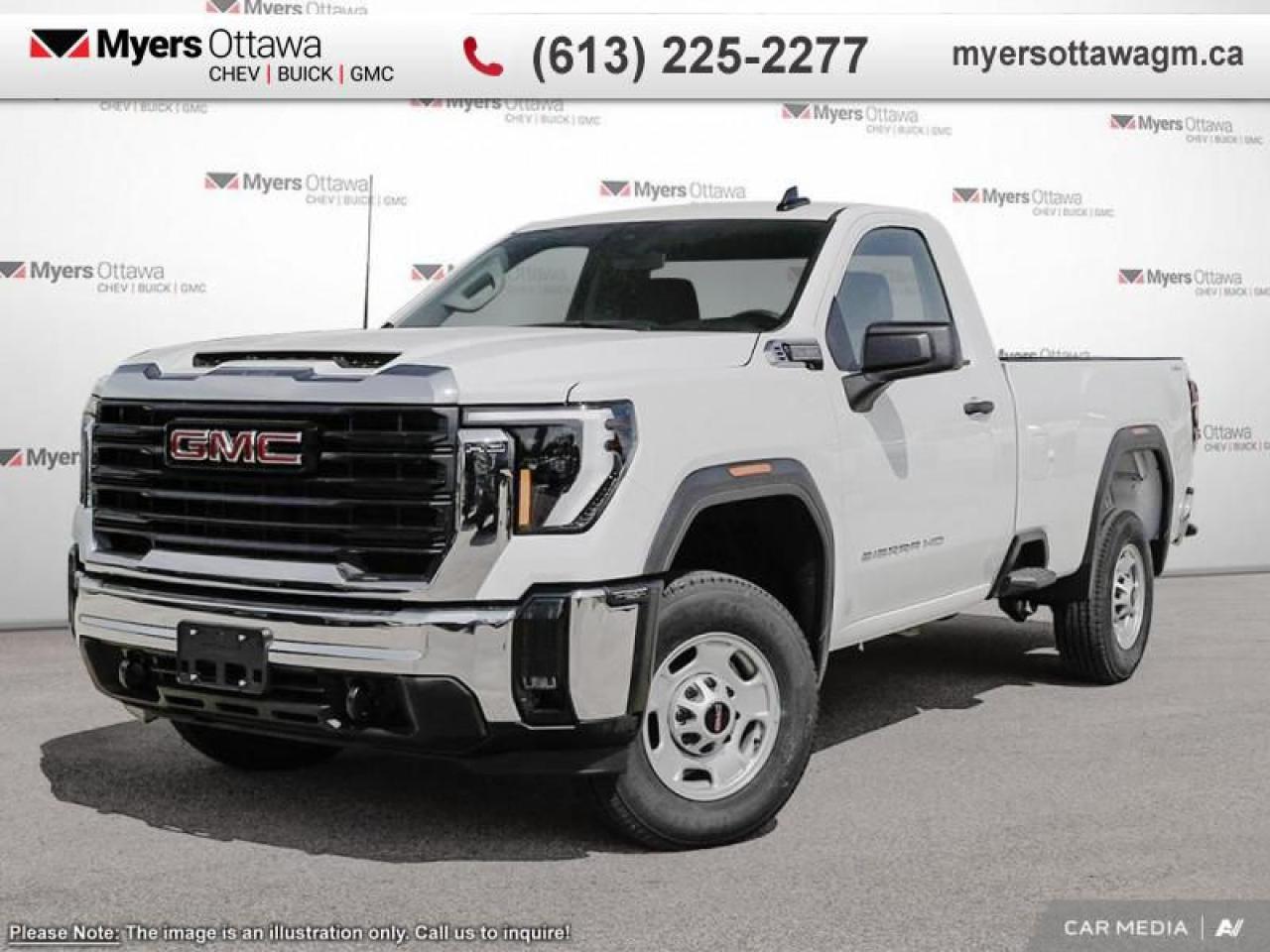 New 2025 GMC Sierra 2500 HD Pro  2500 PRO REG CAB 6.6 DURAMAX!!! 4X4, LONG BOX for sale in Ottawa, ON