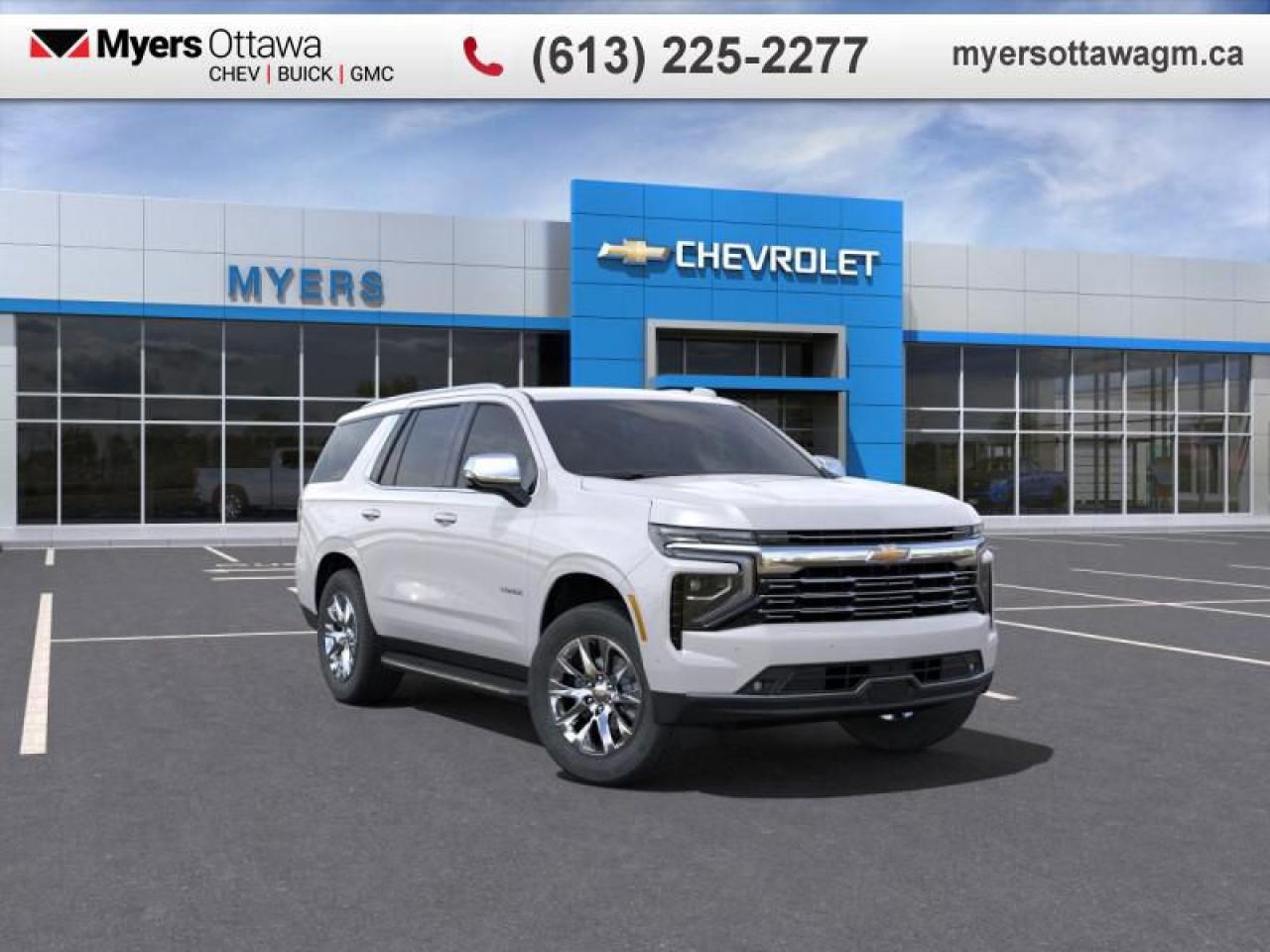 New 2025 Chevrolet Tahoe Premier  PREMIER, 4WD, 5.3 V8, 10 SPEED AUTO, 2ND ROW BUCKETS for sale in Ottawa, ON