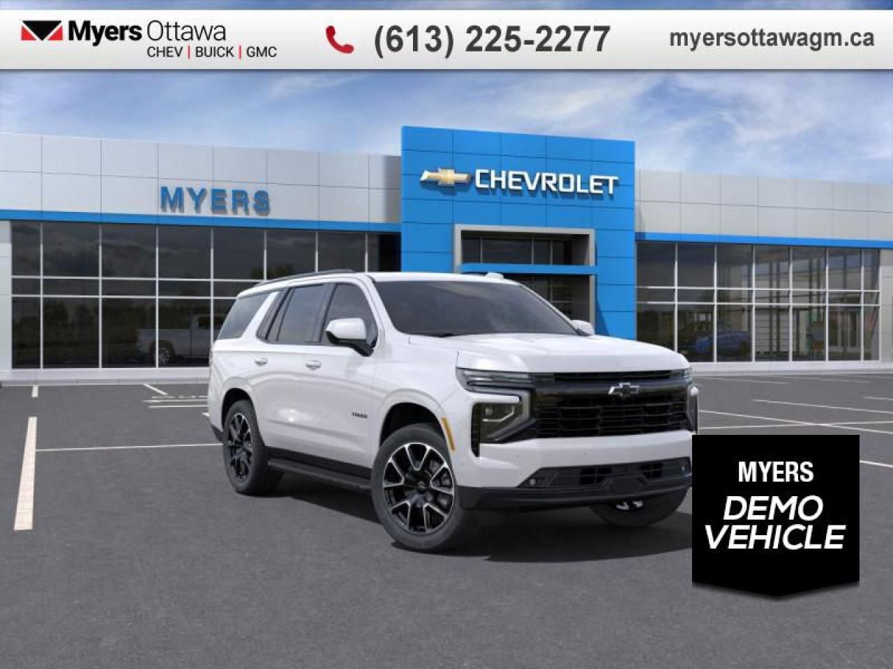 Used 2025 Chevrolet Tahoe RST  RST, 4WD, 5.3 V8, 2ND ROW BENCH, IN STOCK for sale in Ottawa, ON