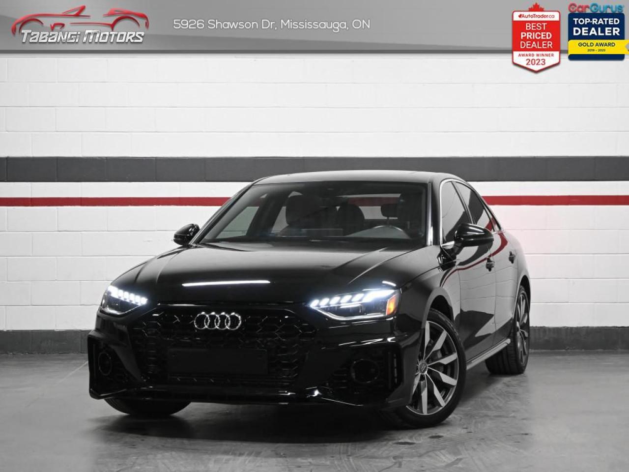 Used 2020 Audi A4 No Accident Heated Seats Sunroof Push Button Start for sale in Mississauga, ON