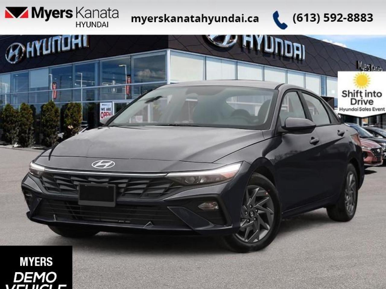 Used 2025 Hyundai Elantra Preferred  - Remote Start - $97.89 /Wk for sale in Kanata, ON