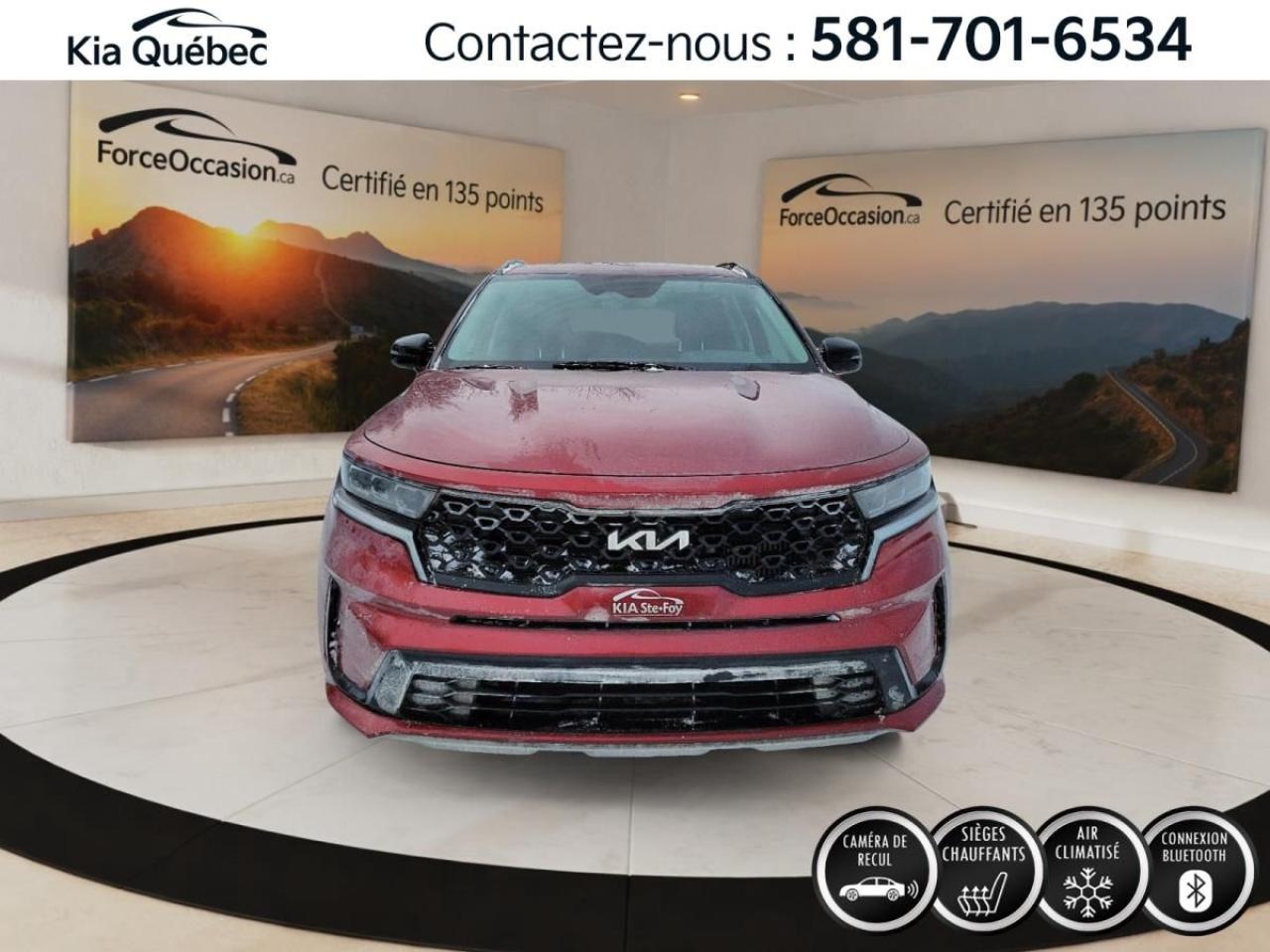 Used 2022 Kia Sorento EX *AWD *CUIR *A/C *BIZONE *CARPLAY *CAMÉRA for sale in Québec, QC