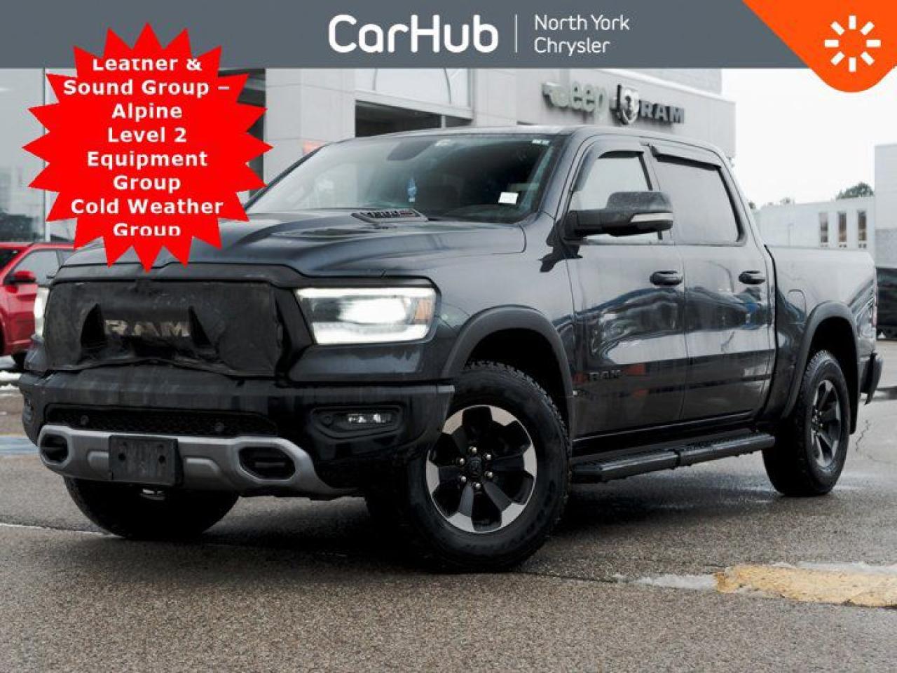 Used 2020 RAM 1500 Rebel Leather & Sound Group  Alpine Level 2 Equipment Group  Cold Weather Group for sale in Thornhill, ON