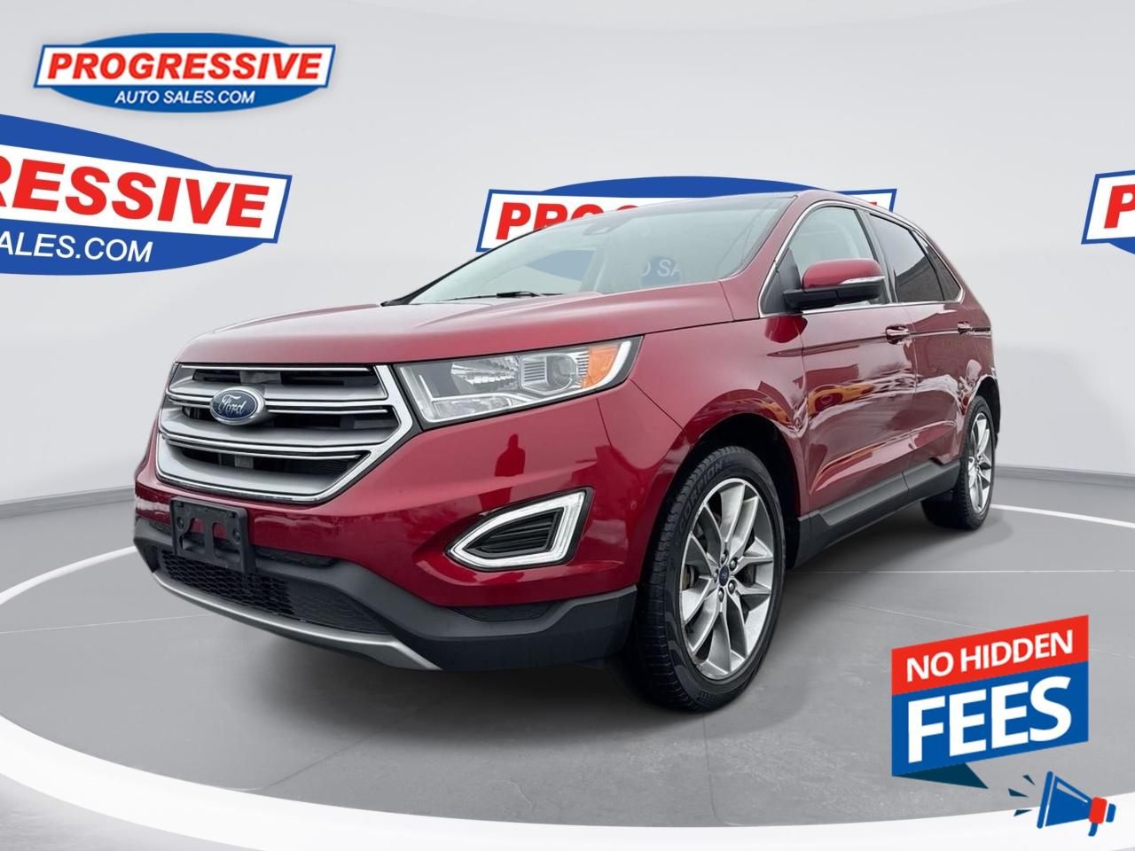 Used 2018 Ford Edge Titanium - Leather Seats -  Bluetooth for sale in Sarnia, ON