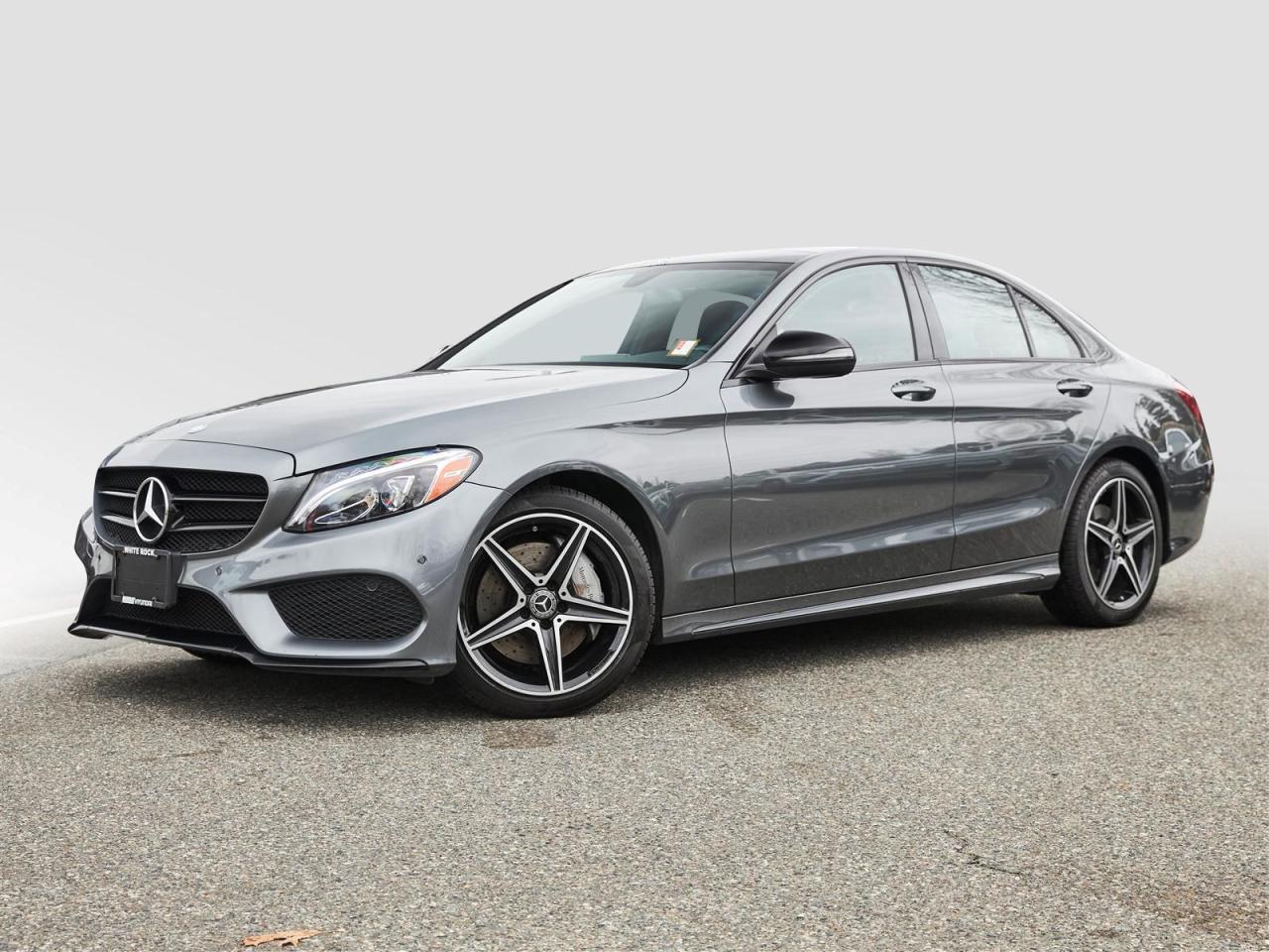 C 300 | 4MATIC | LOW KMS | CLEAN TITLE | NAVIGATION | POWER LIFT GATE | HEATED FRONT SEATS | HEATED STEERING WHEEL | BLIND SPOT MONITORING | CRUISE CONTROL | PANORAMIC SUNROOF | LEATHER INTERIOR | REAR VIEW CAMERA | <br><br>Recent Arrival! 2017 Mercedes-Benz C-Class C 300 Gray 2.0L I4 DOHC Turbocharged 7G-TRONIC PLUS 7-Speed Automatic 4MATICÂ<br><br><br>Why Buy From us? <br>*7x Hyundai Presidents Award of Merit Winner <br>*3x Consumer Choice Award for Business Excellence <br>*AutoTrader Dealer of the Year <br><br>M-Promise Certified Preowned ($995 value): <br>- 30-day/2,000 Km Exchange Program <br>- 3-day/300 Km Money Back Guarantee <br>- Comprehensive 144 Point Mechanical Inspection <br>- Full Synthetic Oil Change <br>- BC Verified CarFax <br>- Minimum 6 Month Power Train Warranty <br><br>Our vehicles are priced under market value to give our customers a hassle free experience. We factor in mechanical condition, kilometres, physical condition, and how quickly a particular car is selling in our market place to make sure our customers get a great deal up front and an outstanding car buying experience overall. Dealer #31129.<br><br><br>Odometer is 61677 kilometers below market average!<br><br>Awards:<br>  * IIHS Canada Top Safety Pick   * Canadian Car of the Year AJACs Best New Premium Utility Vehicle<br><br>CALL NOW!! This vehicle will not make it to the weekend!!<br><br>Reviews:<br>  * Unique styling, an upscale cabin, a firm, quality feel, and pleasing performance and efficiency from both four- and six-cylinder powerplants were highly rated by owners of this generation of C-Class. Feature content fitting of a pricier luxury car available in this relatively affordable model was also appreciated. Ride comfort, handling, and a pleasant overall driving experience help round out the package. Source: autoTRADER.ca