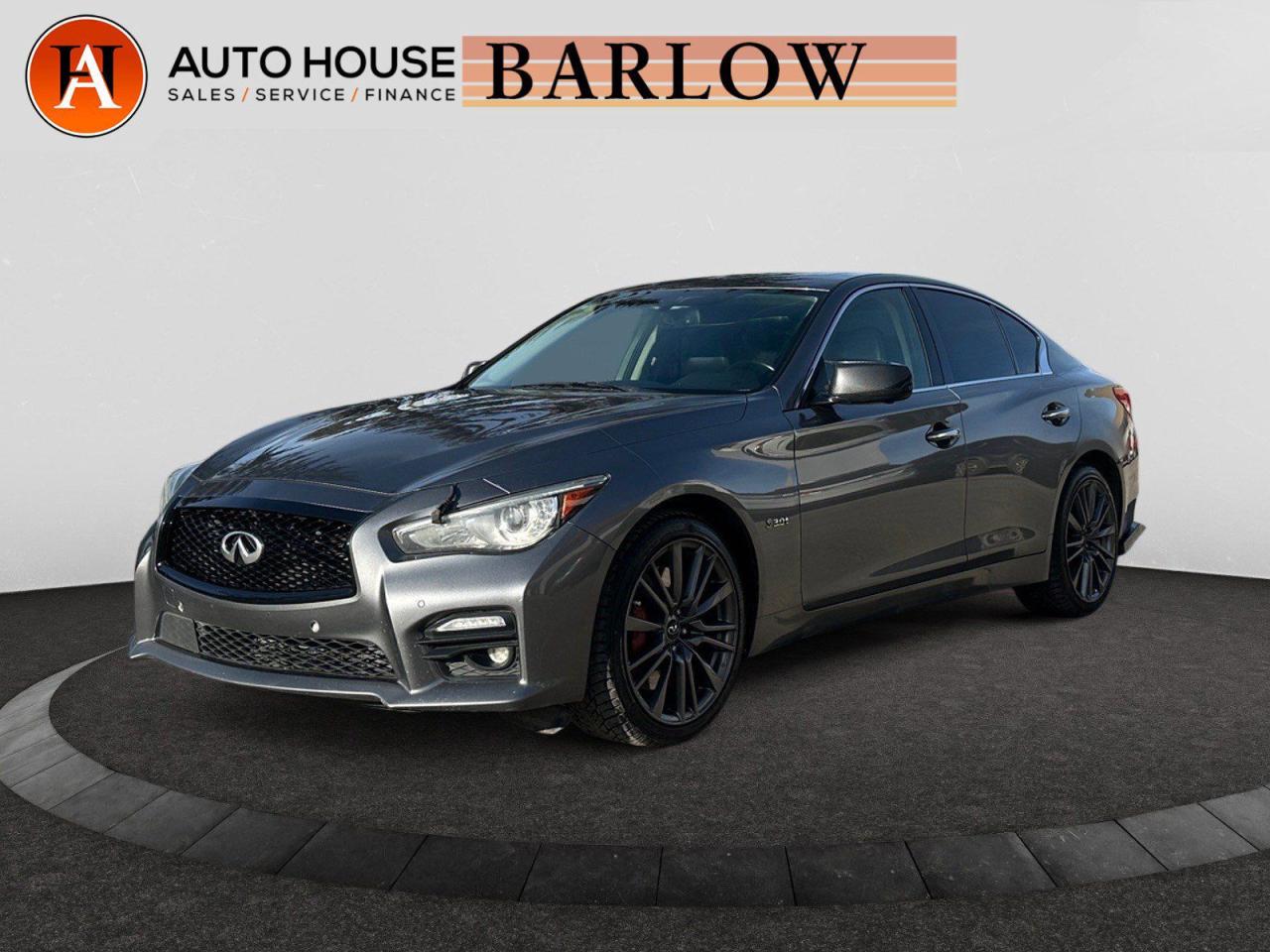 Used 2016 Infiniti Q50 Red Sport 400 NAVIGATION BACKUP CAMERA SUNROOF LEATHER for sale in Calgary, AB