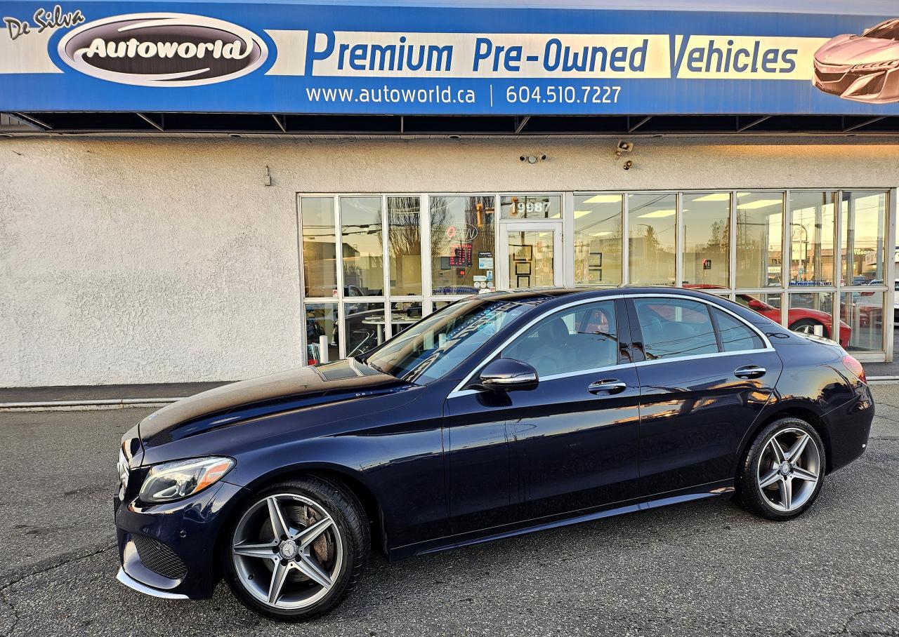 Used 2016 Mercedes-Benz C-Class C300 4matic Sedan *Pano Sunroof, AMG Styling Pkg* for sale in Langley, BC