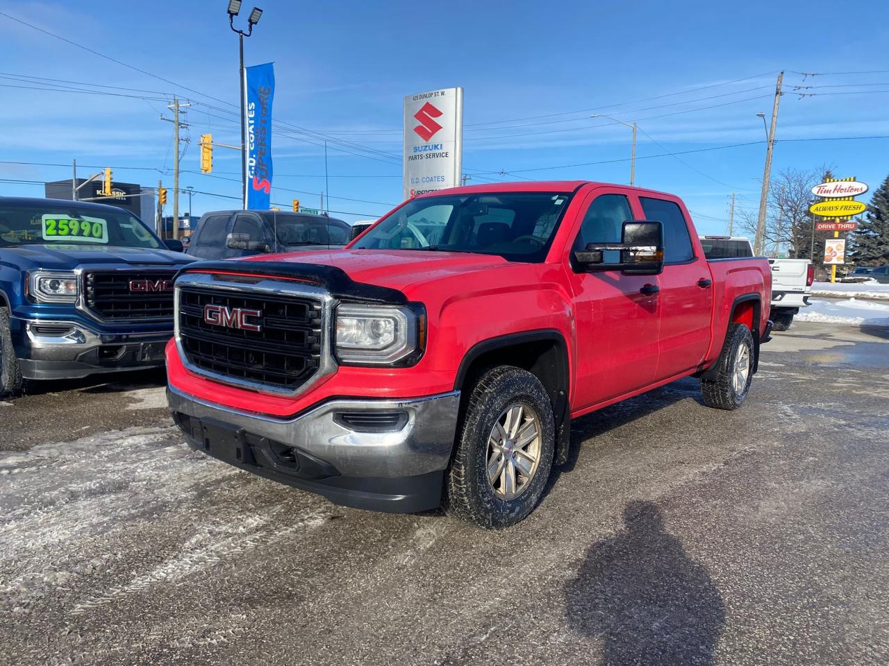 Used 2018 GMC Sierra 1500 SLE Crew Cab ~4x4 ~Alloy Wheels ~A/C ~Backup Cam for sale in Barrie, ON