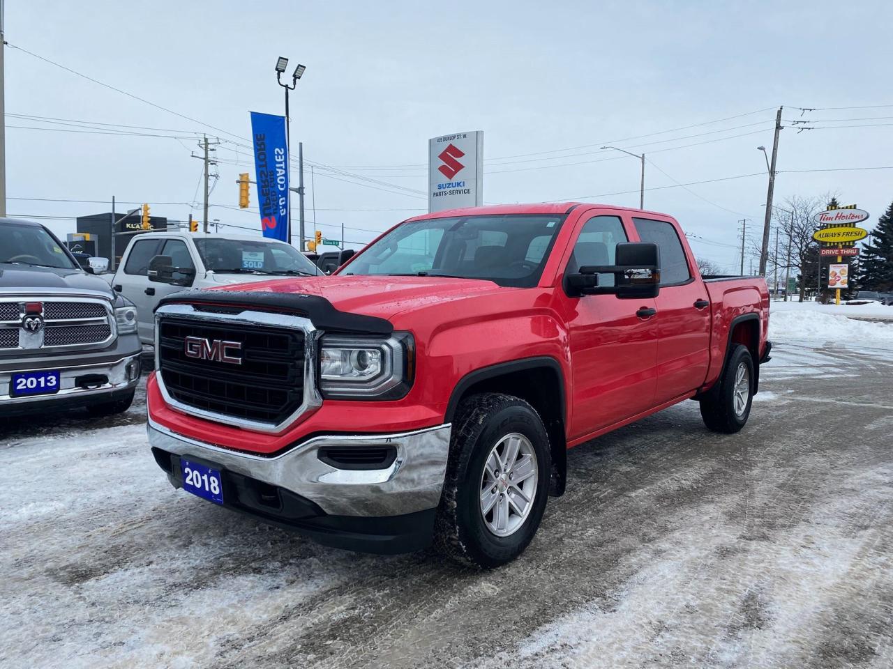 Used 2018 GMC Sierra 1500 SLE Crew Cab ~4x4 ~Alloy Wheels ~A/C ~Backup Cam for sale in Barrie, ON