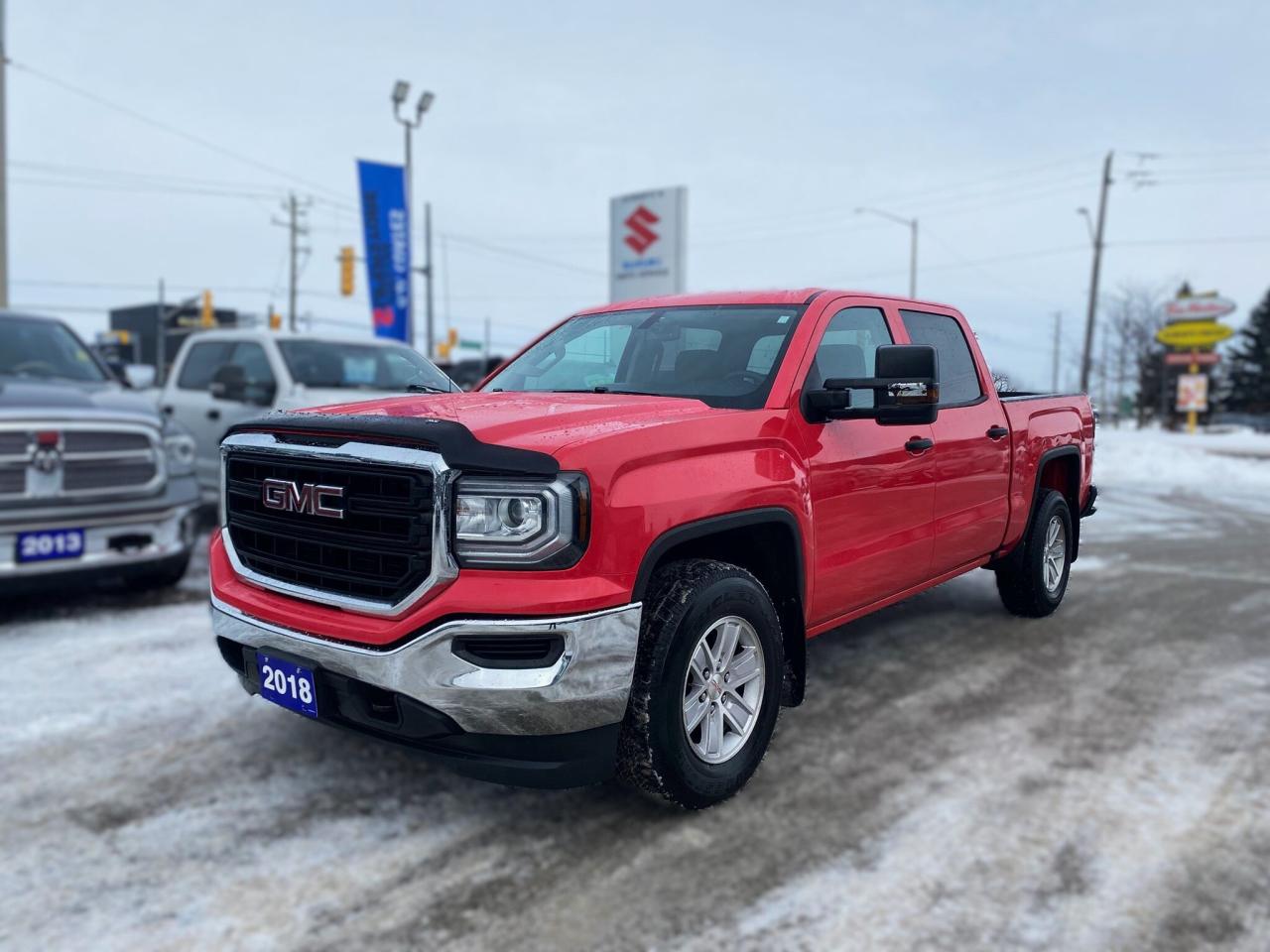 Used 2018 GMC Sierra 1500 SLE Crew Cab 4x4 ~Backup Cam ~Power Seat ~Alloys for sale in Barrie, ON
