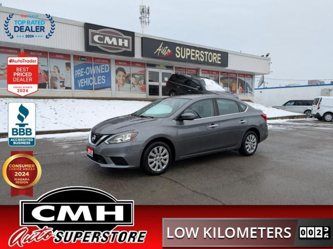 Used 2018 Nissan Sentra 1.8 SV  **LOW KMS - NO ACCIDENTS** for sale in St. Catharines, ON