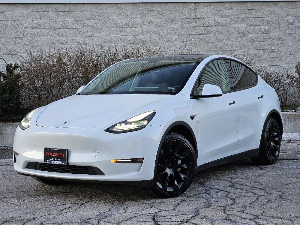 <p>This stunning TESLA MODEL Y WITH (***$4000***) IN UPGRADED OPTIONS to include the 20 Inch turbine wheels & Pearl White Exterior which is a perfect mix of modern style and cutting-edge technology.</p><p>LONG RANGE DUAL MOTOR ALL WHEEL DRIVE!</p><p>SAVE THOUSANDS FROM NEW! Clean title, Carfax verified. Remaining balance of TESLAS 4-year or 80,000km full coverage warranty & 8-year or 192,000 km battery and drive warranty, this car is ready for a reliable and exciting future.</p><p>Boasting an impressive range of up to 525 km on a single charge, the Model Y redefines what electric driving means. It rockets from 0 to 100 km/h in just 5.0 seconds, proving that sustainability and performance can go hand in hand.</p><p>Inside, youll find standard Autopilot capability, giving you a smoother, smarter, and more enjoyable driving experience. The premium connectivity ensures your navigation and entertainment are always seamless, while the minimalist design creates a clean, modern atmosphere that turns every trip into a first-class experience.</p><p>This Tesla Model Y is your chance to embrace the future of driving in style. Contact us today to see it for yourself!</p><p>SPECIAL FINANCE PRICE! $0 DOWN FINANCING AVAILABLE o.a.c</p><p>$46,977 plus HST price is available exclusively for finance purchase only. </p><p>Wholesale dealer-to-dealer transactions & **Cash payment** price is $48,977 plus HST</p><p>GAP INSURANCE AND EXTENDED WARRANTIES AVAILABLE!</p><p>**$0 DOWN...PRIME RATE FINANCING APPROVALS**o.a.c.</p><p>TAKE ADVANTAGE OF OUR VOLUME BASED PRICING TO ENSURE YOU ARE GETTING **THE BEST DEAL IN TOWN**!!! THIS VEHICLE COMES FULLY CERTIFIED WITH A SAFETY CERTIFICATE AT NO EXTRA COST! FINANCING AVAILABLE & EXTENDED WARRANTIES AVAILABLE ON ALL VEHICLES!</p><p>COLISEUM AUTO SALES PROUDLY SERVING THE CUSTOMERS FOR OVER 25 YEARS! NOW WITH 2 LOCATIONS TO SERVE YOU BETTER. COME IN FOR A TEST DRIVE TODAY!<br>FOR ALL FAMILY LUXURY VEHICLES..SUVS..AND SEDANS PLEASE VISIT....</p><p>COLISEUM AUTO SALES ON WESTON<br>301 WESTON ROAD<br>TORONTO, ON M6N 3P1<br>4 1 6 - 7 6 6 - 2 2 7 7</p>