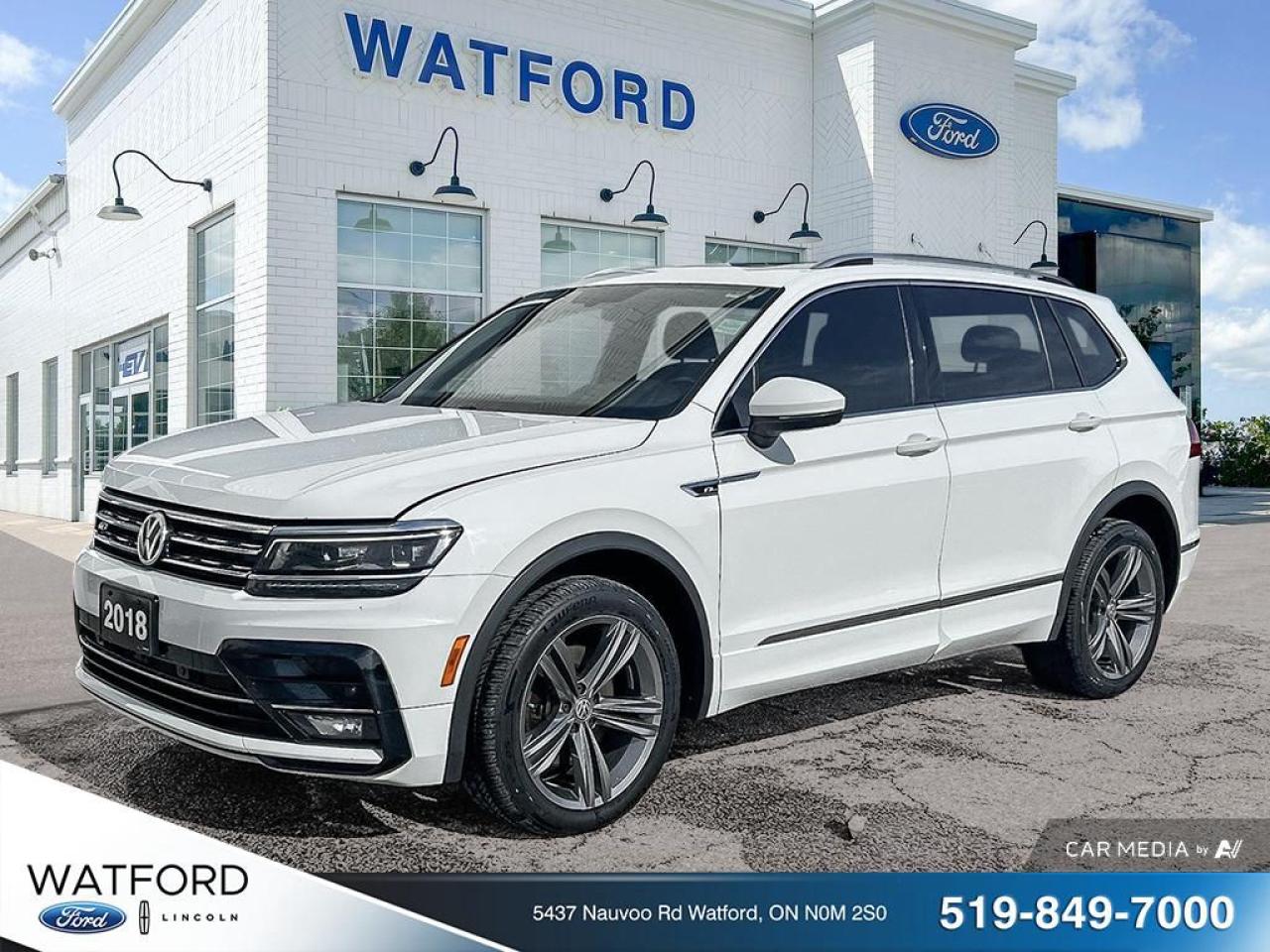 Used 2018 Volkswagen Tiguan Highline 4MOTION for sale in Watford, ON