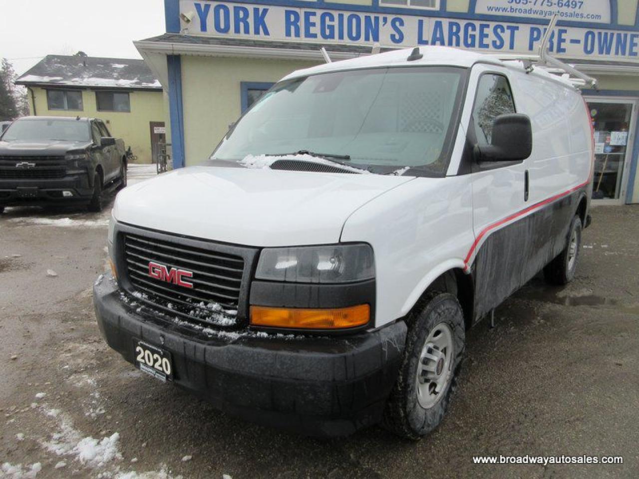 Used 2020 GMC Savana 3/4 TON CARGO-MOVING 2 PASSENGER 6.0L - V8.. SHORTY.. BARN-DOOR-ENTRANCES.. BACK-UP CAMERA.. ROOF-RACKS.. AIR-CONDITIONING.. SHELVING-AREAS.. for sale in Bradford, ON