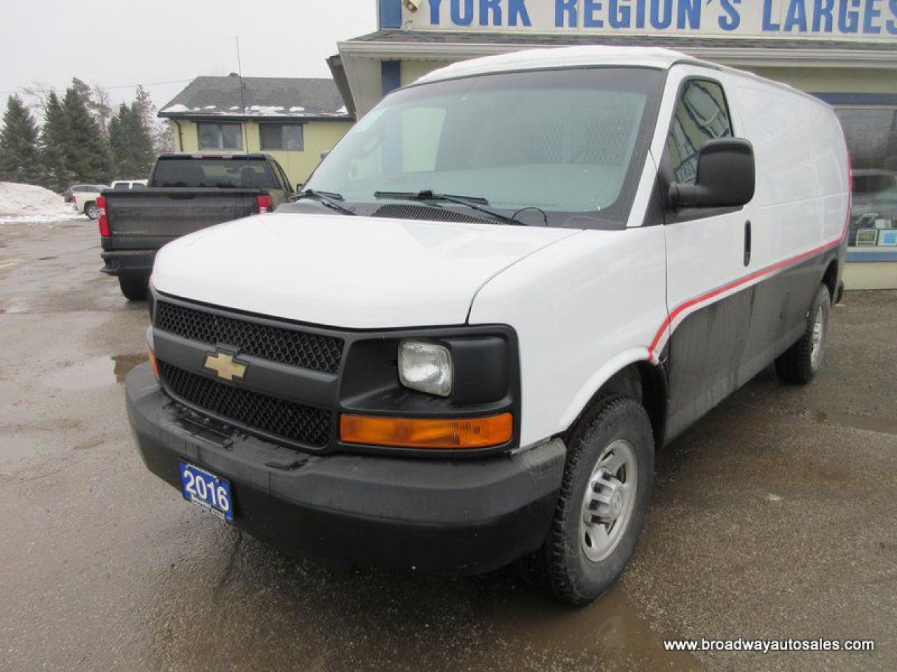 Used 2016 Chevrolet Express 3/4 TON CARGO-MOVING 2 PASSENGER 4.8L - V8.. BARN-DOOR-ENTRANCES.. SHORTY.. BACK-UP CAMERA.. TOW SUPPORT.. AIR-CONDITIONING.. for sale in Bradford, ON