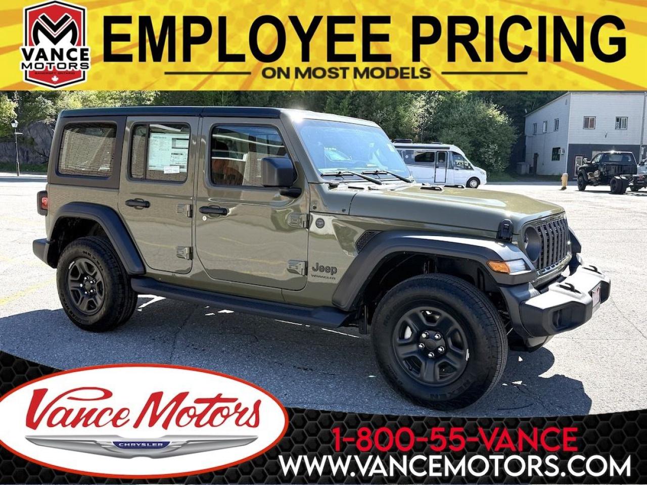 New 2025 Jeep Wrangler Sport 4x4...***HTD SEATS & REMOTE START!*** for sale in Bancroft, ON