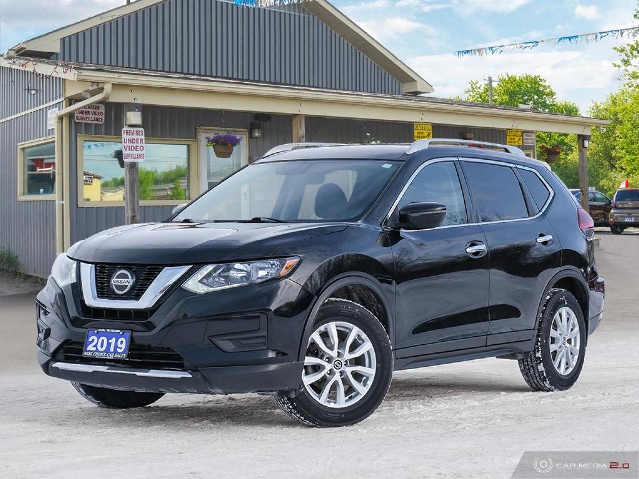 Used 2019 Nissan Rogue AWD S, ECO/SPORT, R/V CAM, HEATED SEATS & S.WHEEL for sale in Orillia, ON