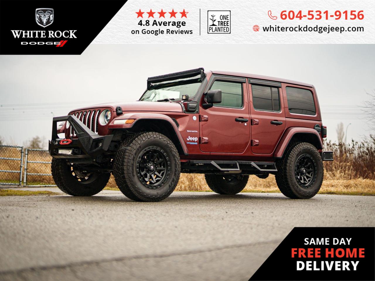 Used 2021 Jeep Wrangler Unlimited 4xe Sahara for sale in Surrey, BC