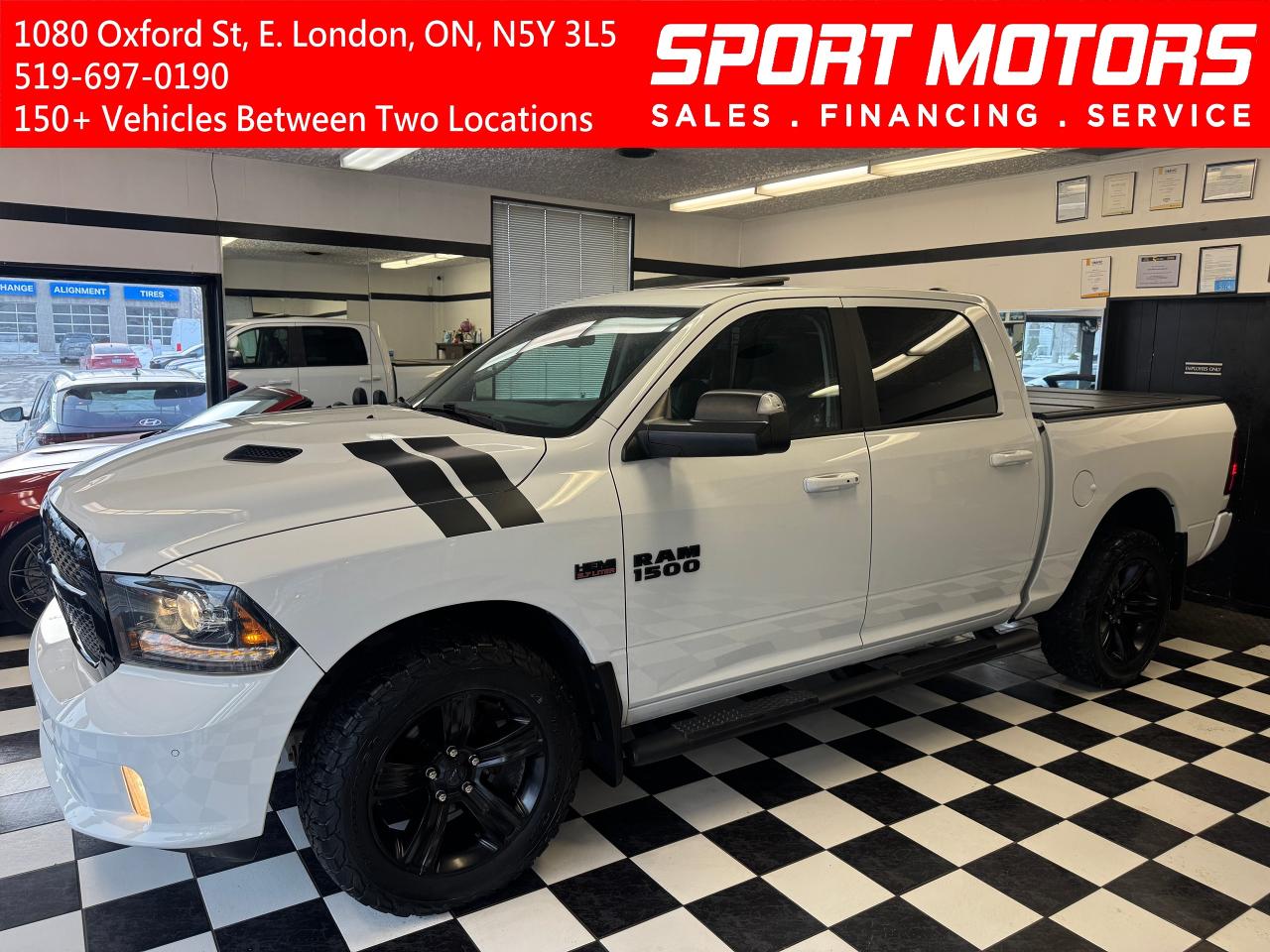 Used 2017 RAM 1500 SPORT 4x4 HEMI+Cooled Leather+Roof+GPS for sale in London, ON