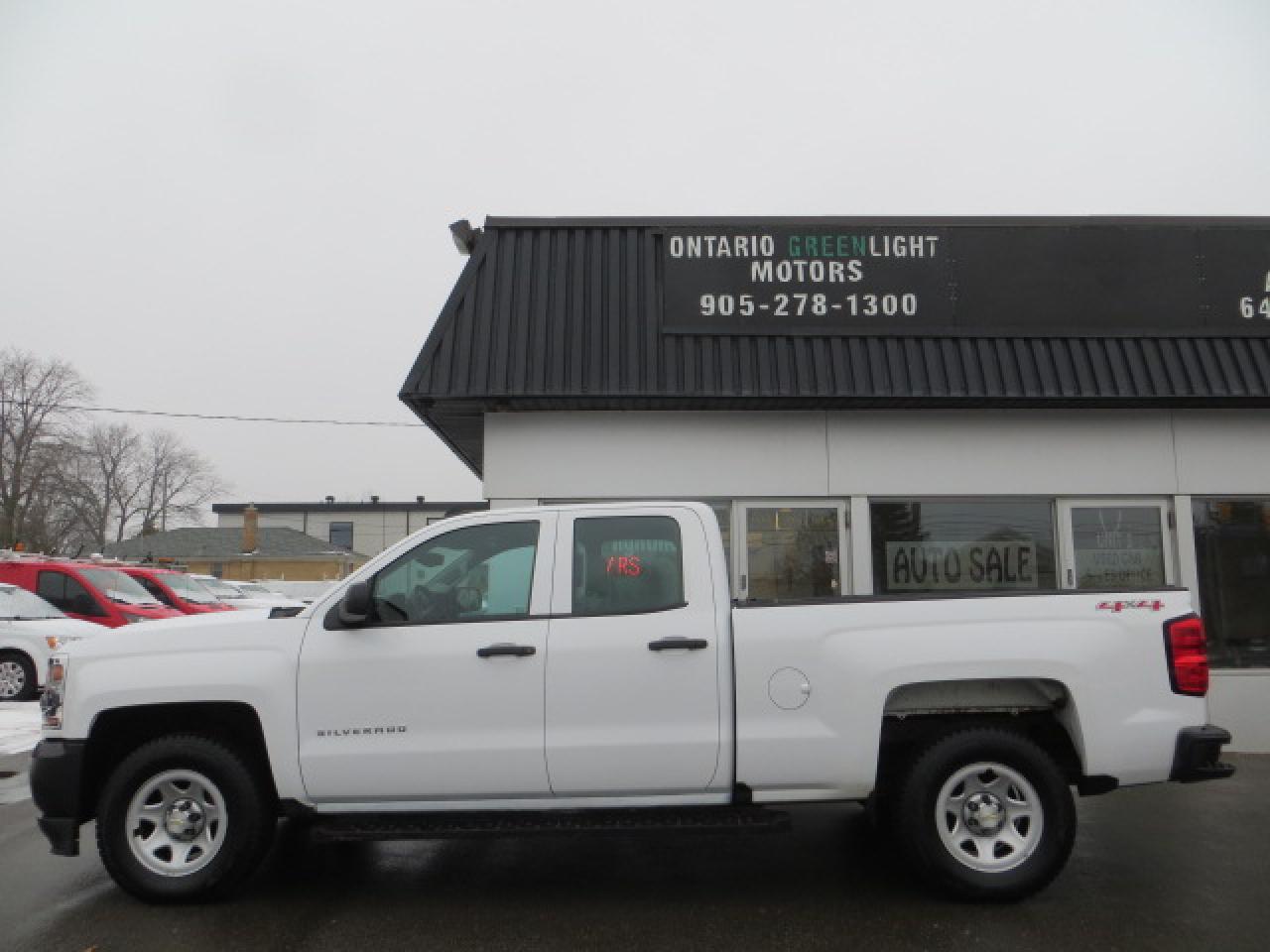 Used 2016 Chevrolet Silverado 1500 CERTIFIED, 4X4,DOUBLE CAB, ONLY 88K, TONNEAU COVER for sale in Mississauga, ON