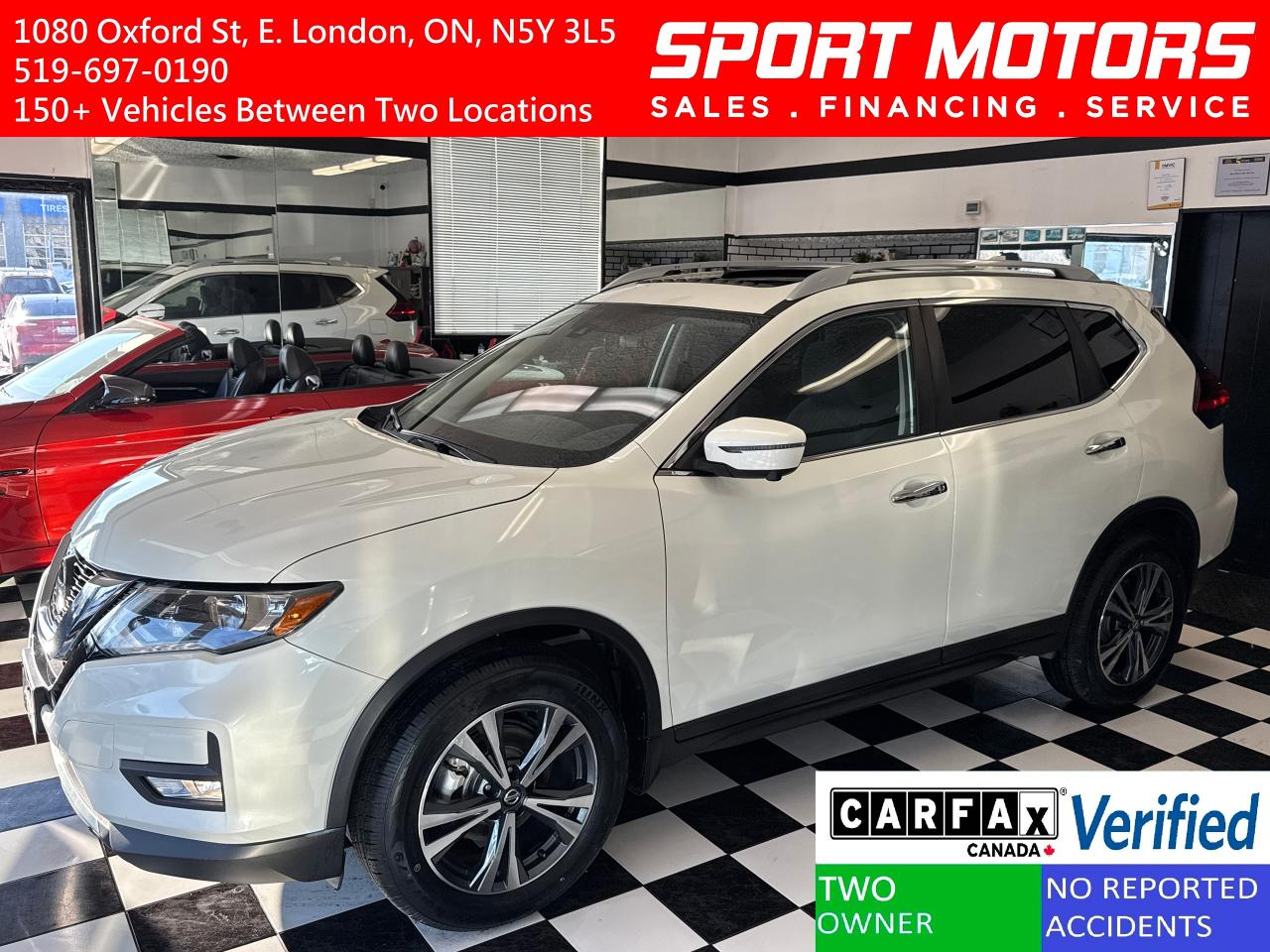 Used 2019 Nissan Rogue SV AWD Tech+Roof+BSM+Adaptive Cruise+CLEAN CARFAX for sale in London, ON