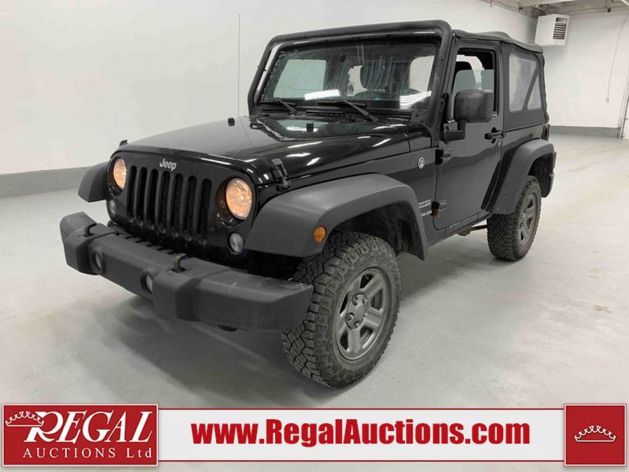 Used 2017 Jeep Wrangler SPORT for sale in Calgary, AB