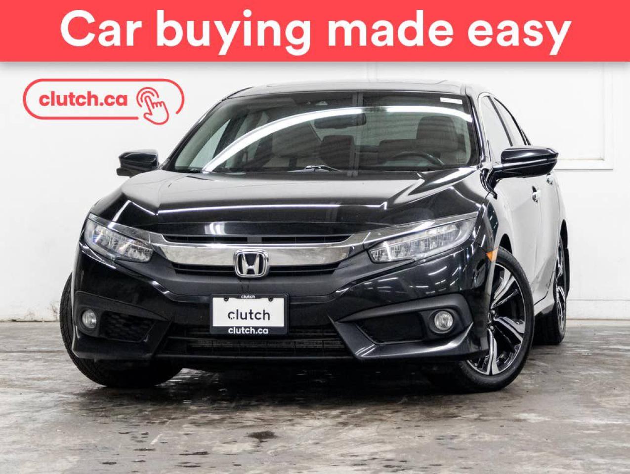 Used 2016 Honda Civic Touring w/ Apple CarPlay, Heated Front Seats, Rearview Cam for sale in Toronto, ON