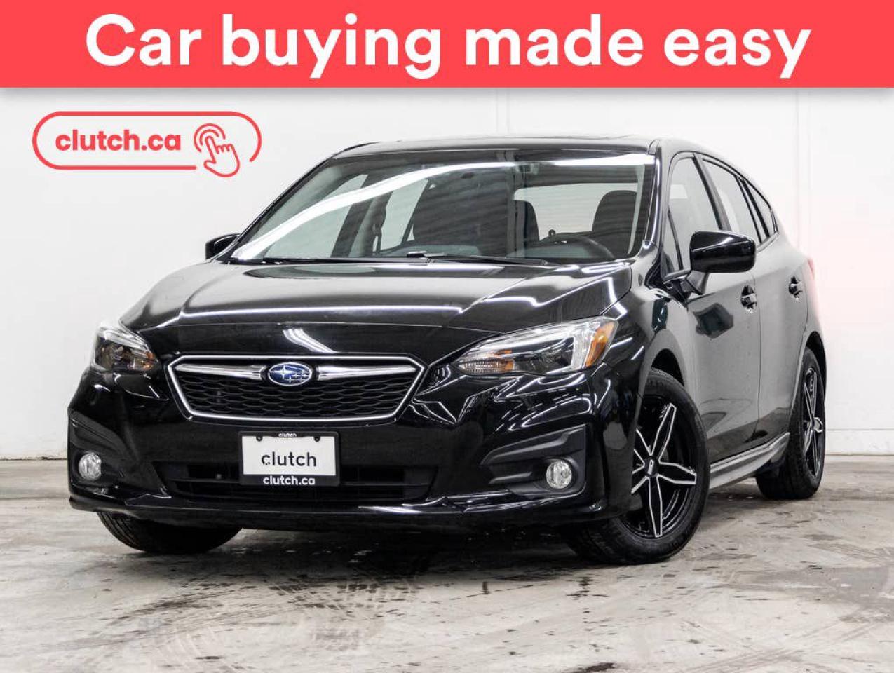 Used 2018 Subaru Impreza Sport AWD w/ EyeSight Pkg. w/ Apple CarPlay, Heated Front Seats, Rearview Cam for sale in Toronto, ON