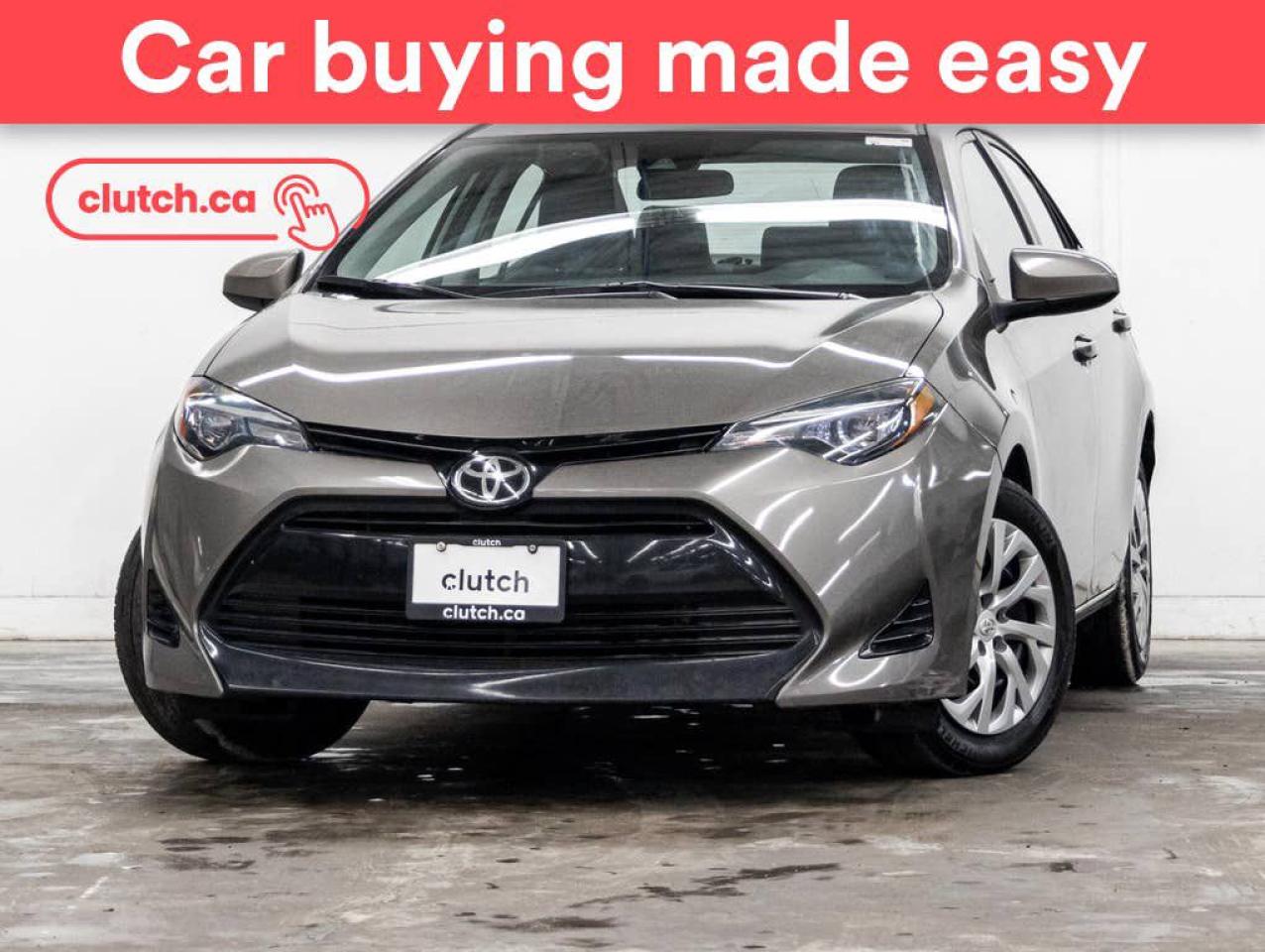 Used 2018 Toyota Corolla LE w/ Heated Front Seats, Rearview Cam, Cruise Control for sale in Toronto, ON