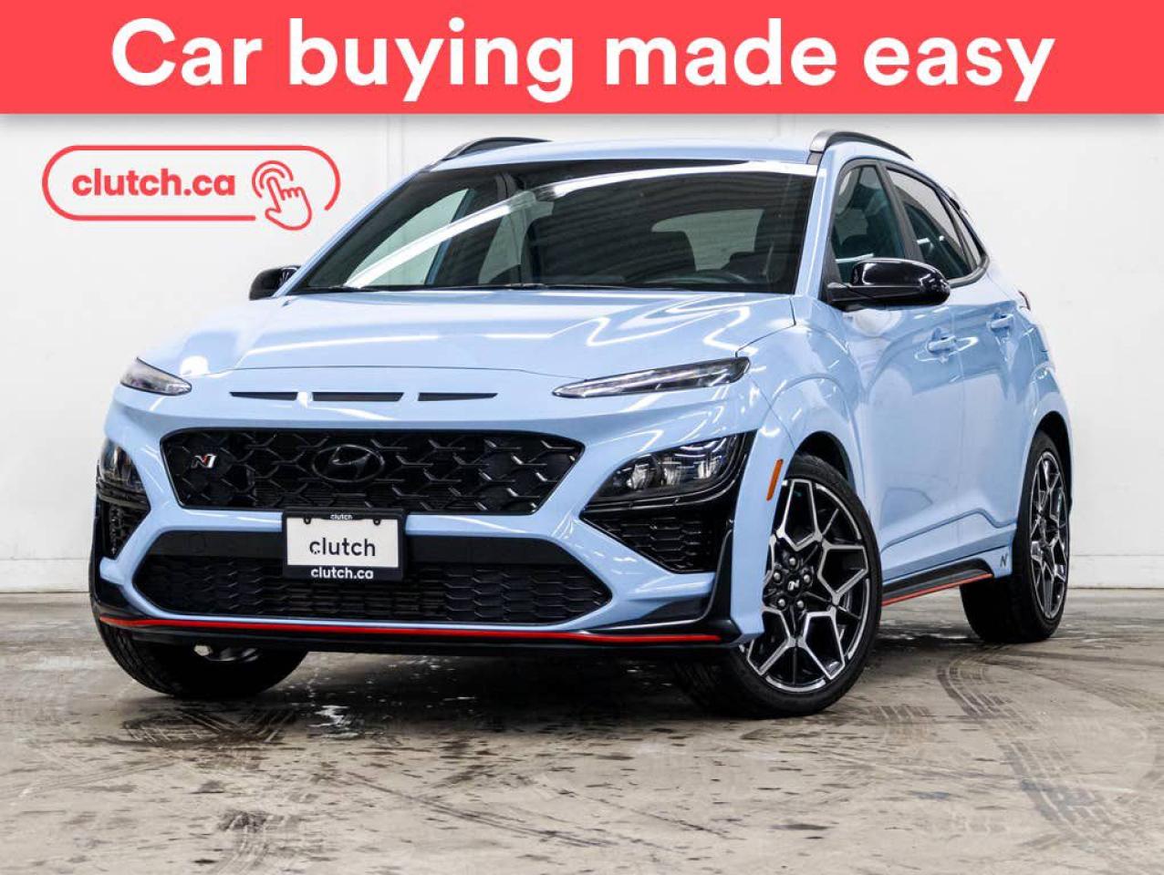 Used 2022 Hyundai KONA N 2.0T FWD w/ Apple CarPlay, Heated Front Seats, Rearview Cam for sale in Toronto, ON