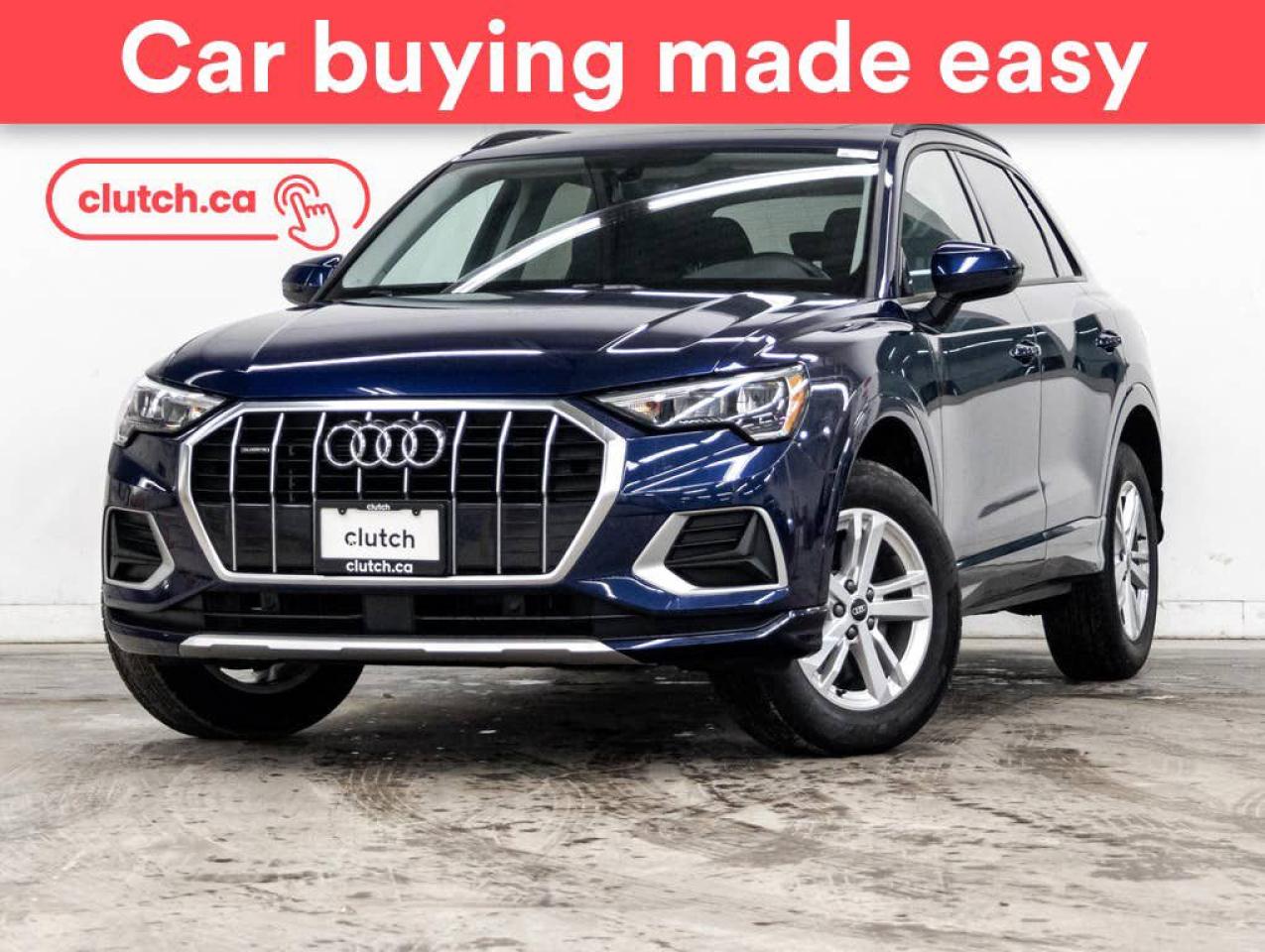 Used 2022 Audi Q3 40 Komfort AWD w/ Apple CarPlay, Heated Steering Wheel, Heated Front Seats for sale in Toronto, ON